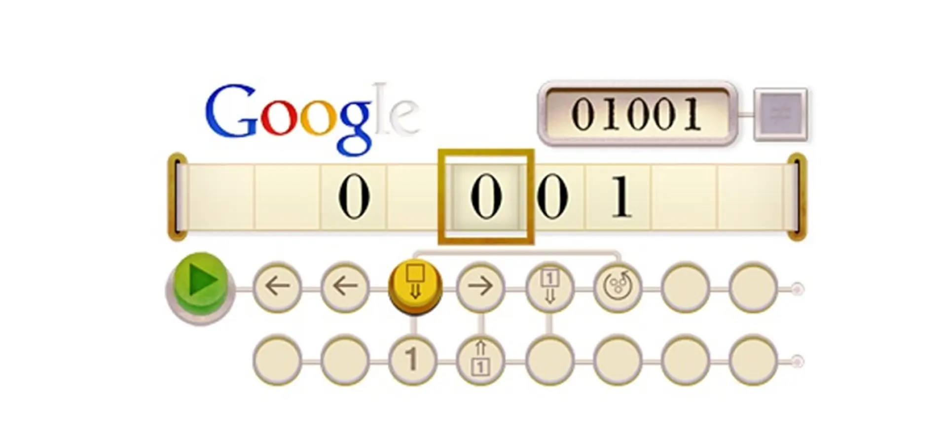Alan Turing Google Doodle step 11