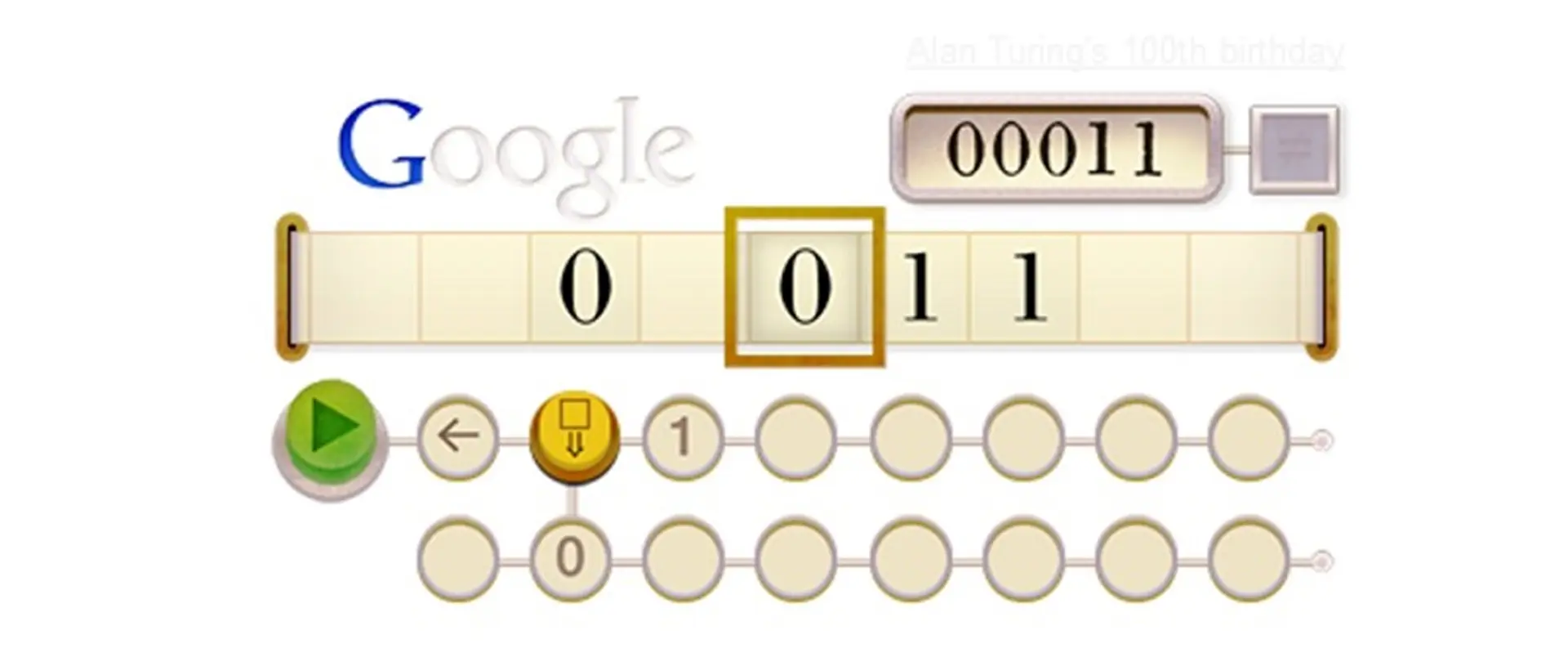 Alan Turing Google Doodle step 5