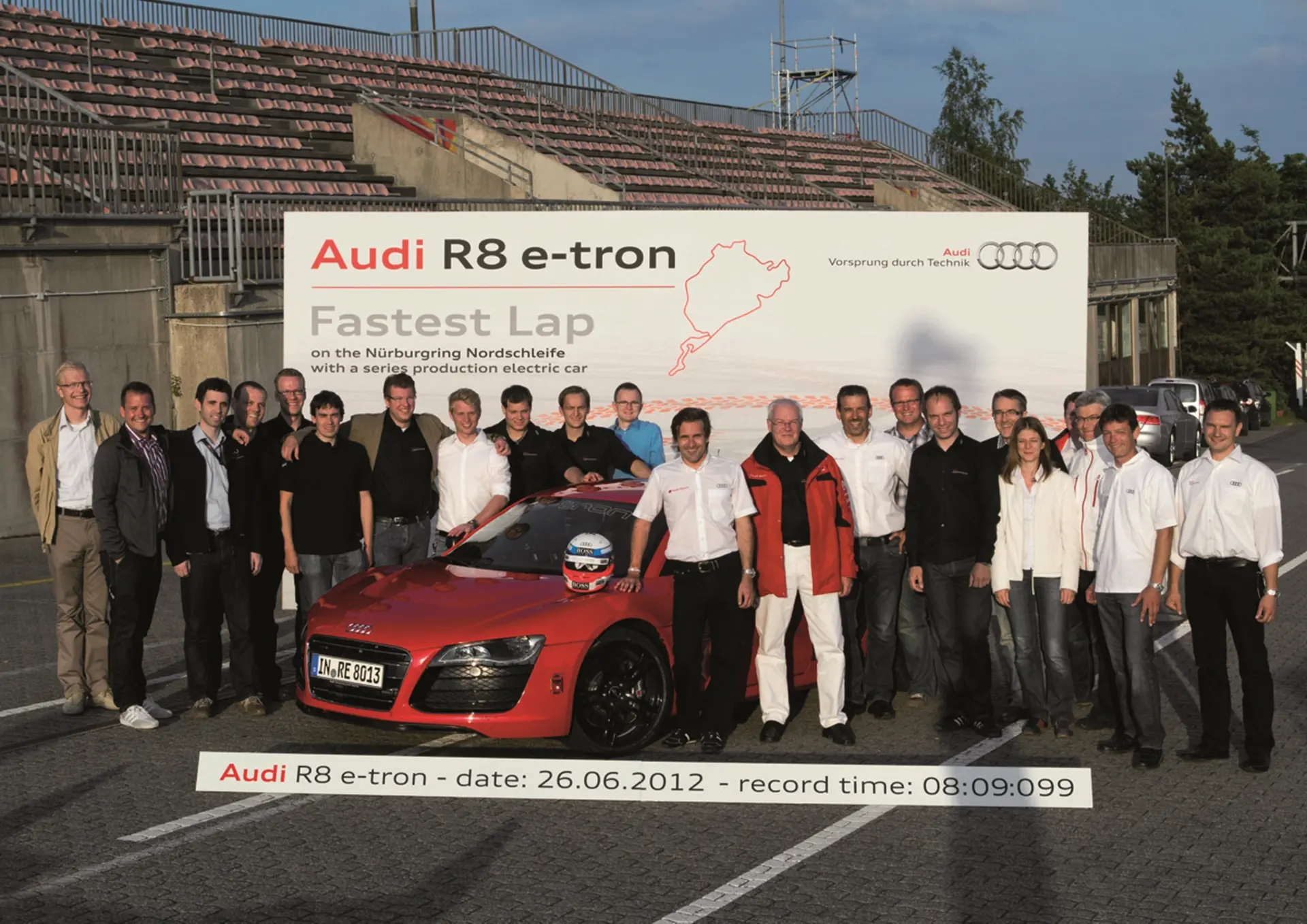 Audi R8 E-Tron Fastest Lap