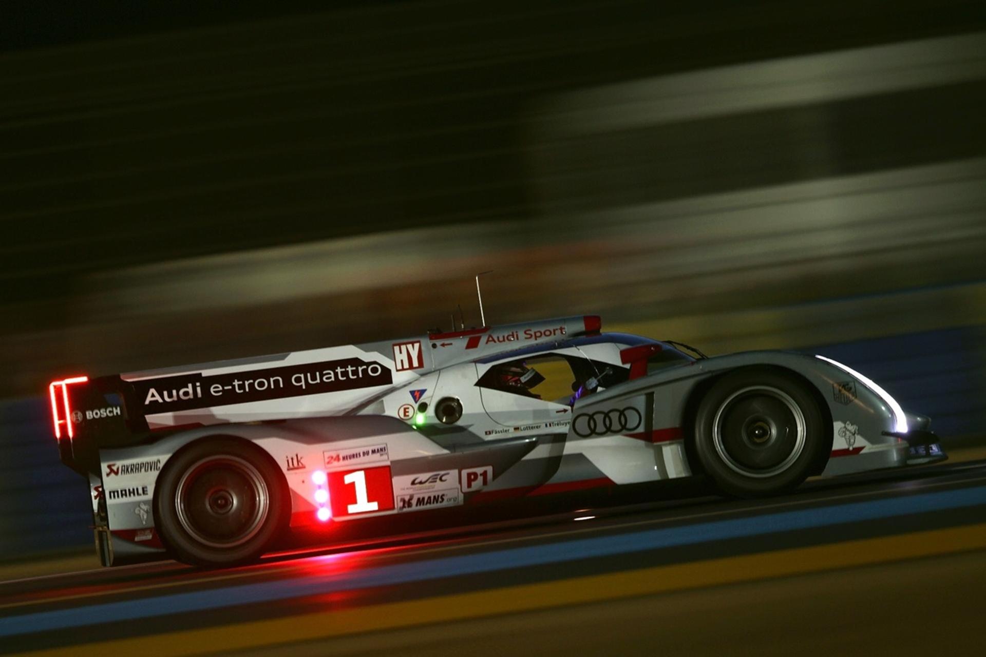 AUDI R18 E-TRON QUATTRO SETS THE PACE