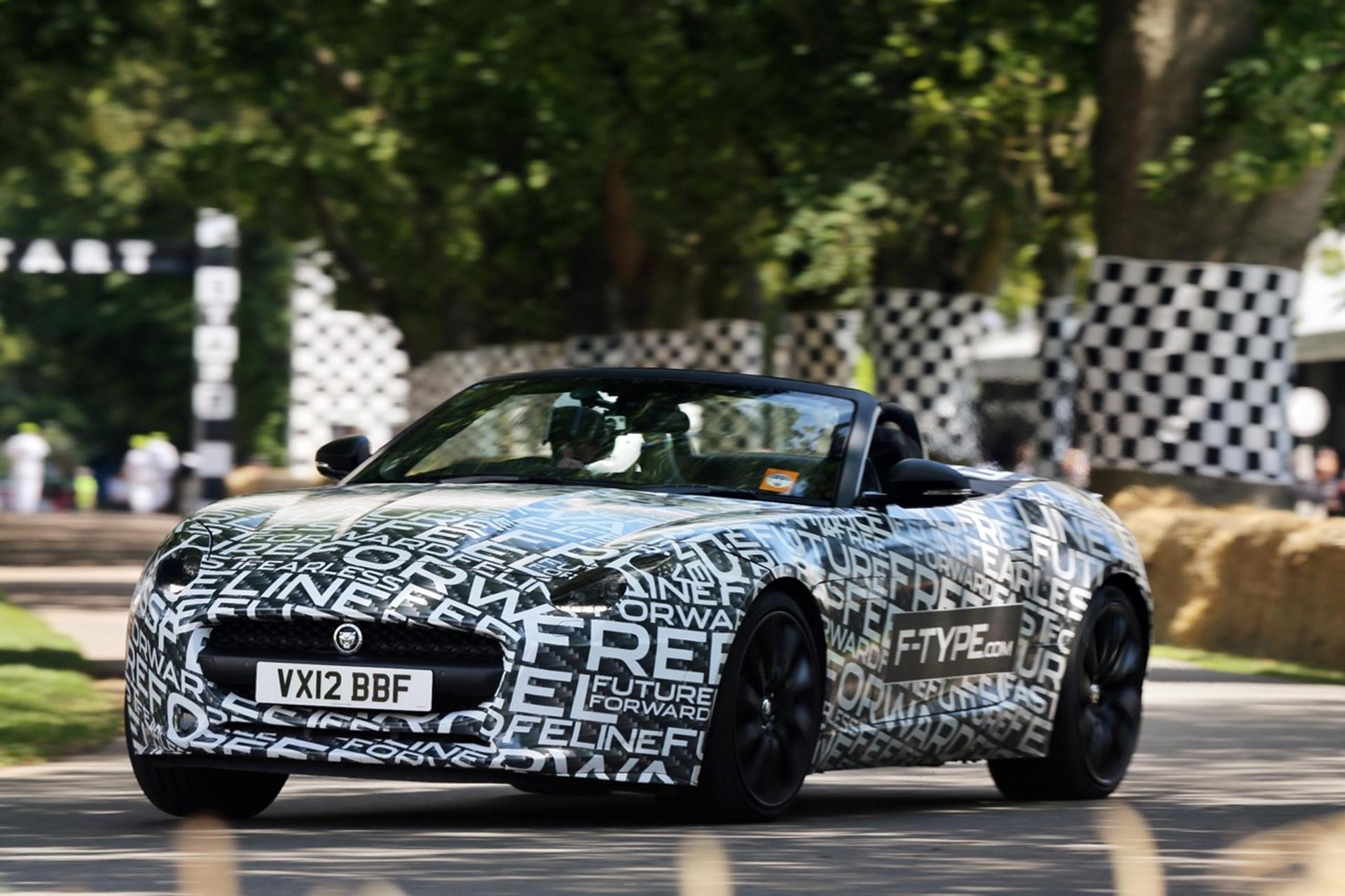 F-TYPE DEVELOPMENT STEPS UP A GEAR ON GOODWOOD’S HILL
