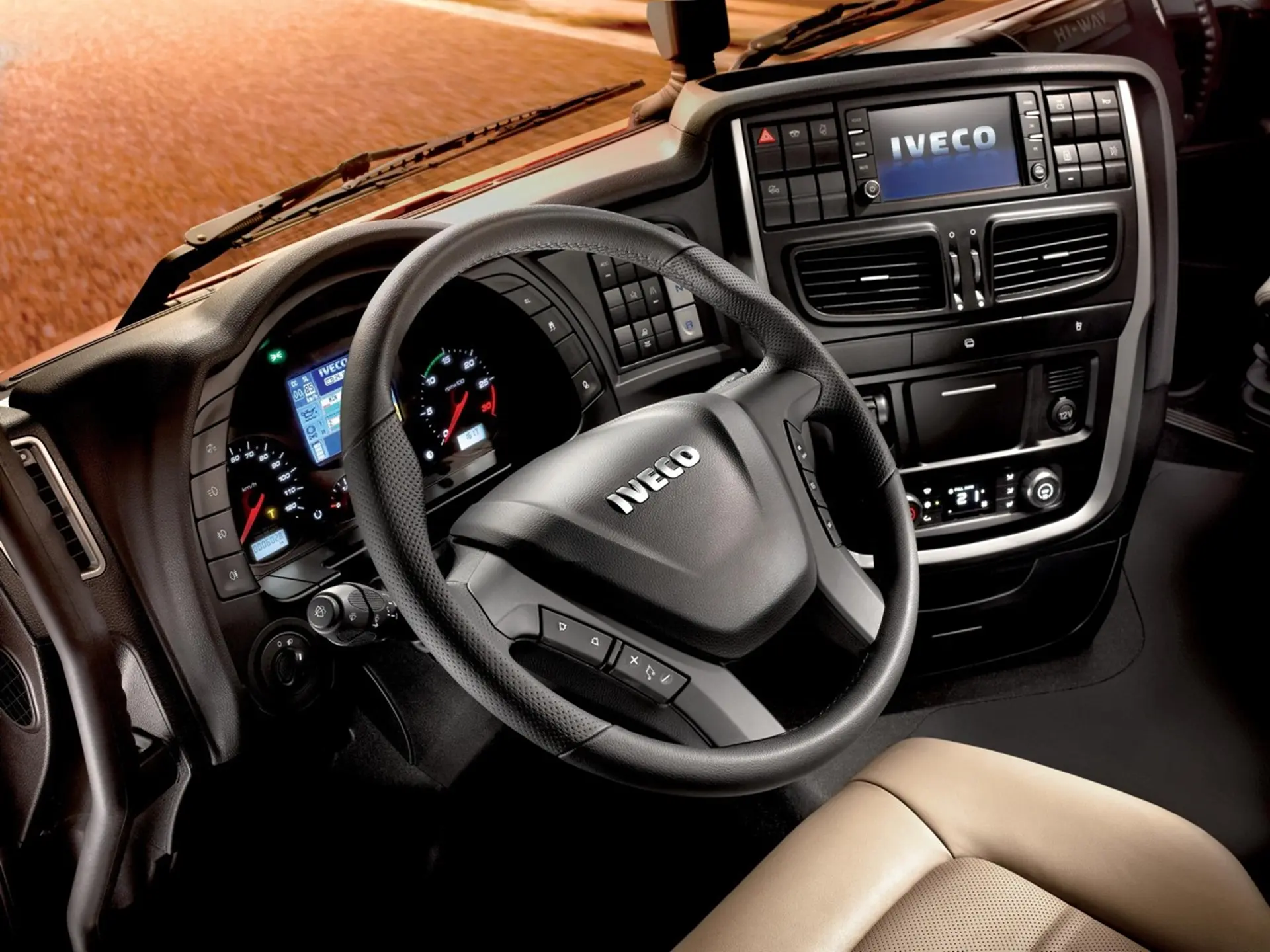 Iveco Stralis Hi-Way Truck Inside