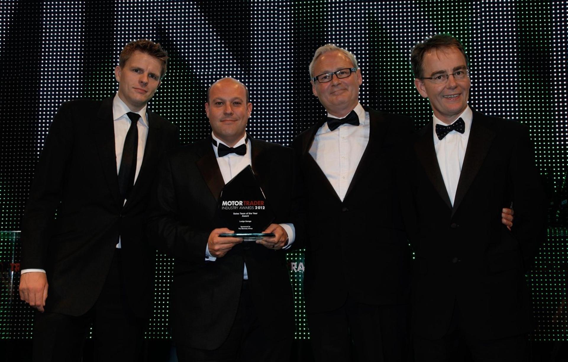 MAZDA DEALER LODGE GARAGE WINS SALES TEAM OF THE YEAR AWARD