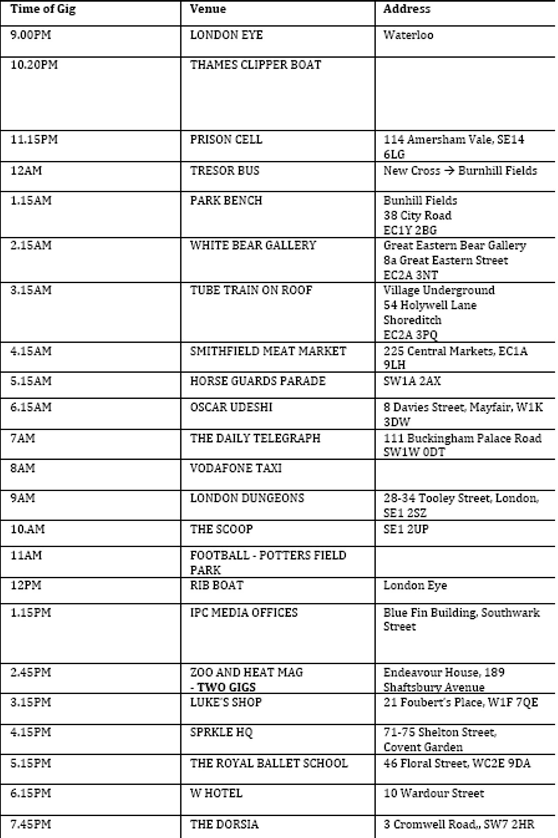 NISSAN LEAF SUPPORTING 24 GIGS IN 24 HOURS CHALLENGE