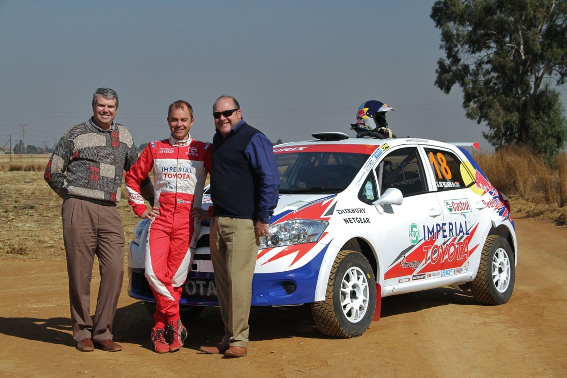 Imperial Toyota backs Giniel de Villiers in SA Rally Championship