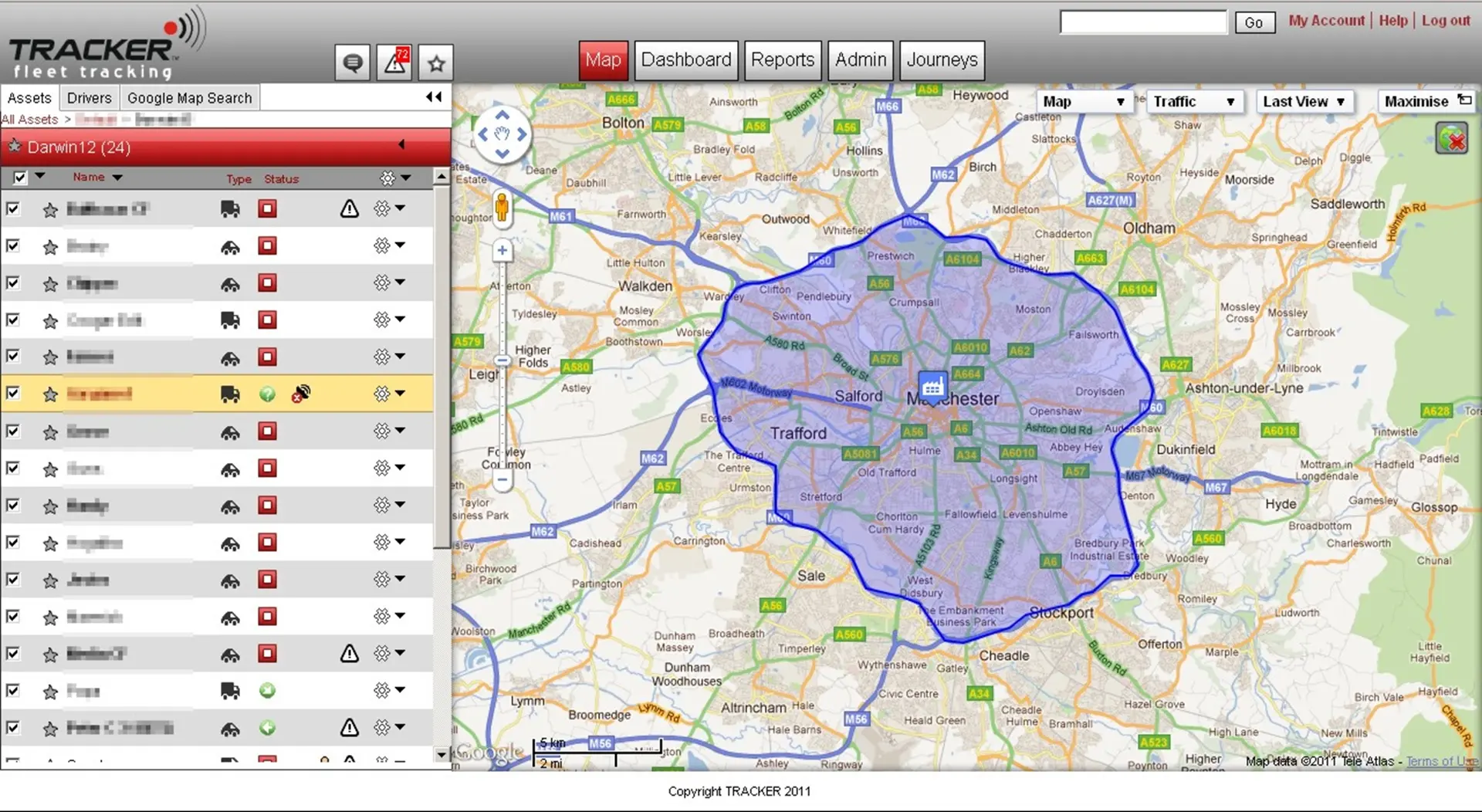 Tracker Map