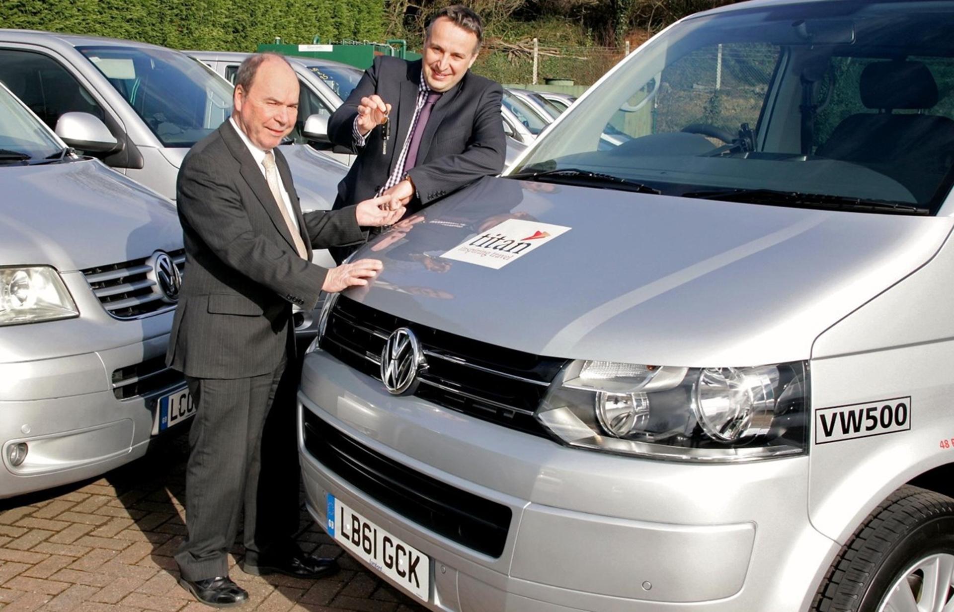 TITAN TRAVEL TAKES DELIVERY OF ITS 500TH VOLKSWAGEN CARAVELLE
