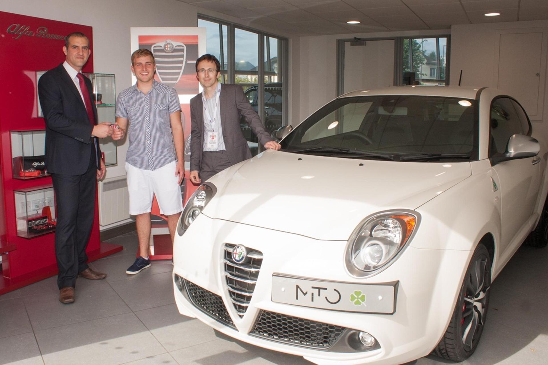 LUCKY MOTORIST WINS ALFA MITO QUADRIFOGLIO VERDE AFTER RACING GOODWOOD’S HILLCLIMB VIA AUTO TRADER APP
