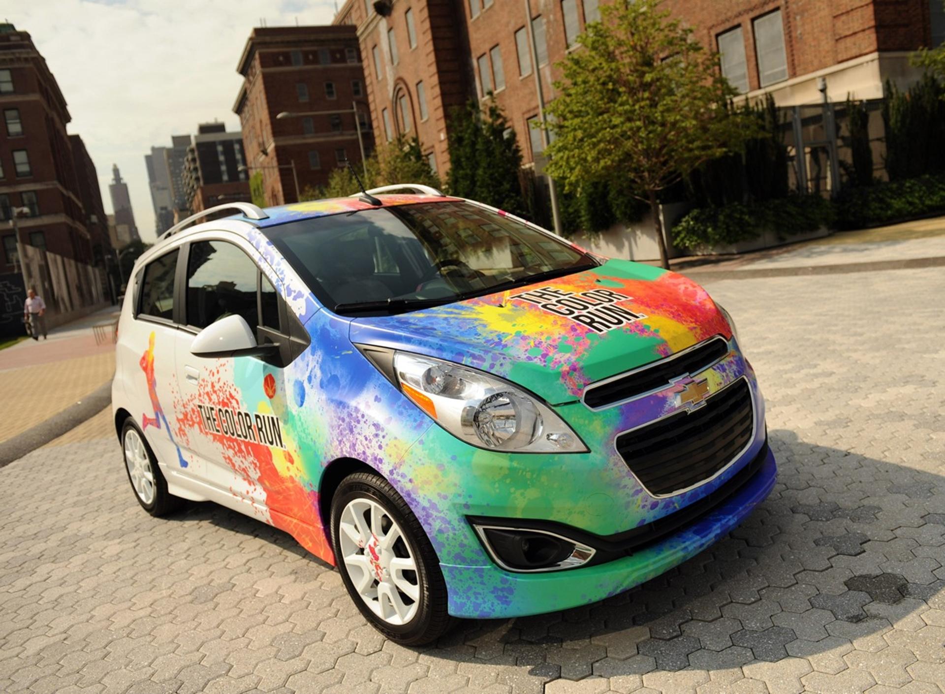 Fit to be Dyed: Chevrolet Spark Suits Up for The Color Run