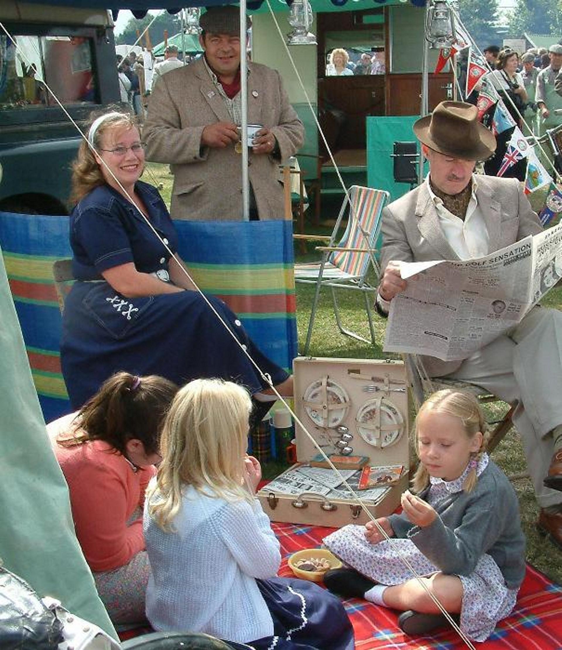 GOODWOOD POPS-UP TO URGE REVIVALISTS TO KEEP CALM AND CARRY ON CAMPING AT THE 2012 GOODWOOD REVIVAL