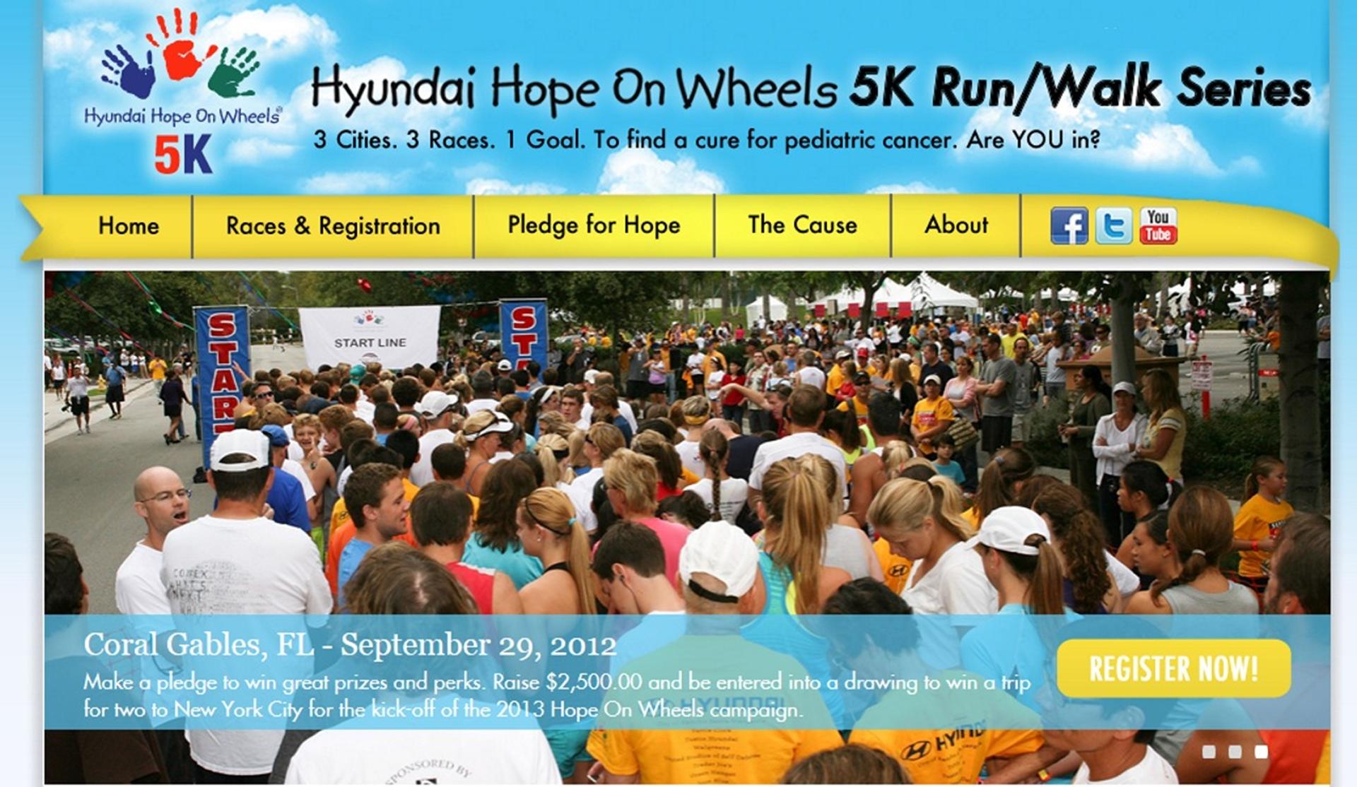 HYUNDAI HOPE ON WHEELS WILL KICK OFF NATIONAL 5K RUN/WALK SERIES AT THE UNIVERSITY OF CALIFORNIA, IRVINE TO BENEFIT CHOC CHILDREN’S