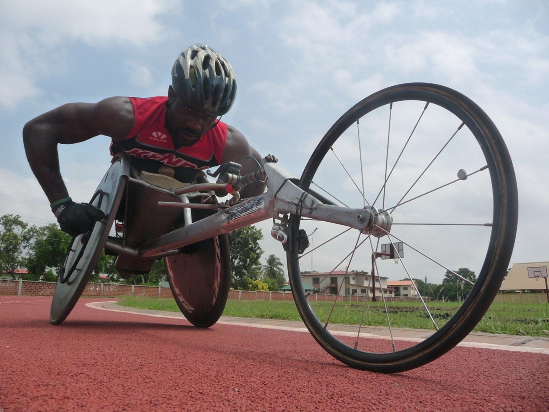 LONDON 2012 OLYMPICS: GHANAIAN PARALYMPIC TEAM DESCEND ON BEDFORD FOR FINAL LONDON 2012 TRAINING