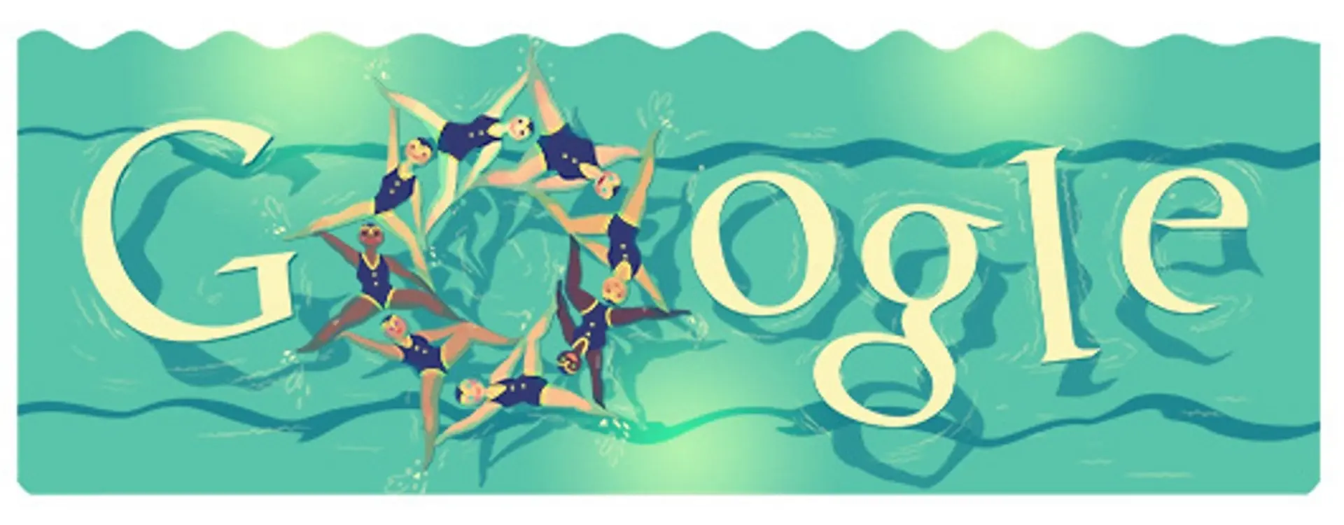 London 2012 synchronised swimming