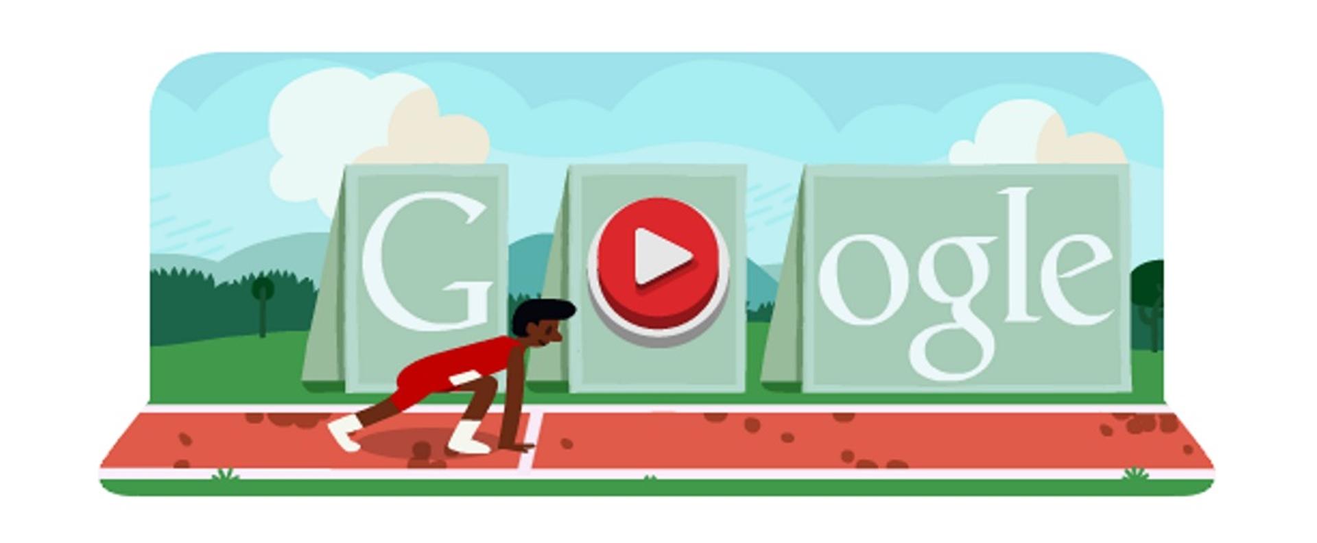 Olympic Games: London 2012 Slalom Canoe, Basketball and Hurdles Google Doodle Games