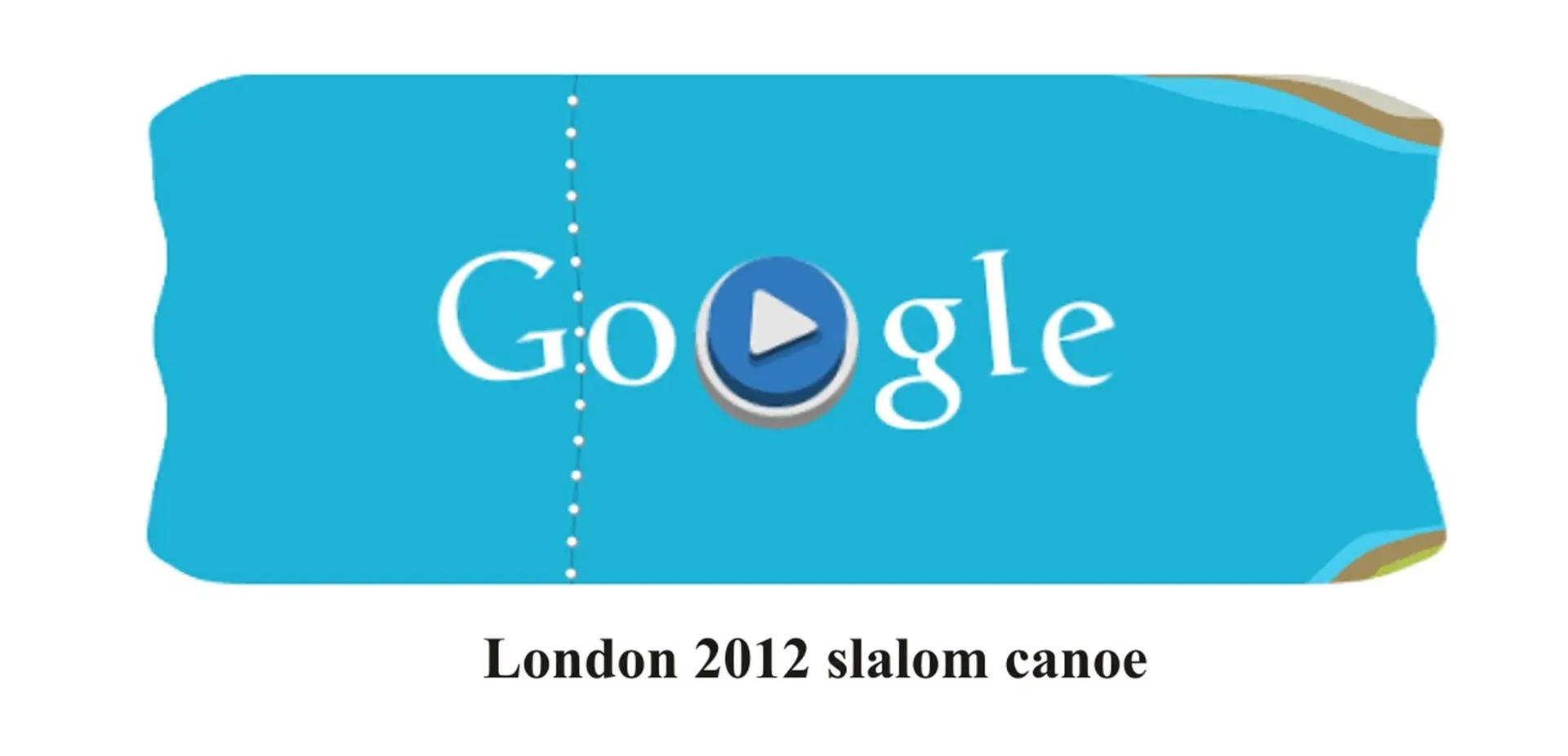 London 2012 slalom canoe game