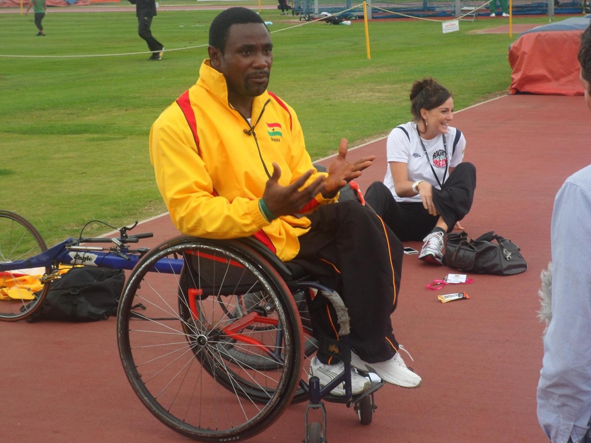 GHANAIAN PARALYMPIC TEAM ARRIVE IN LONDON AHEAD OF BIGGEST EVER GAMES