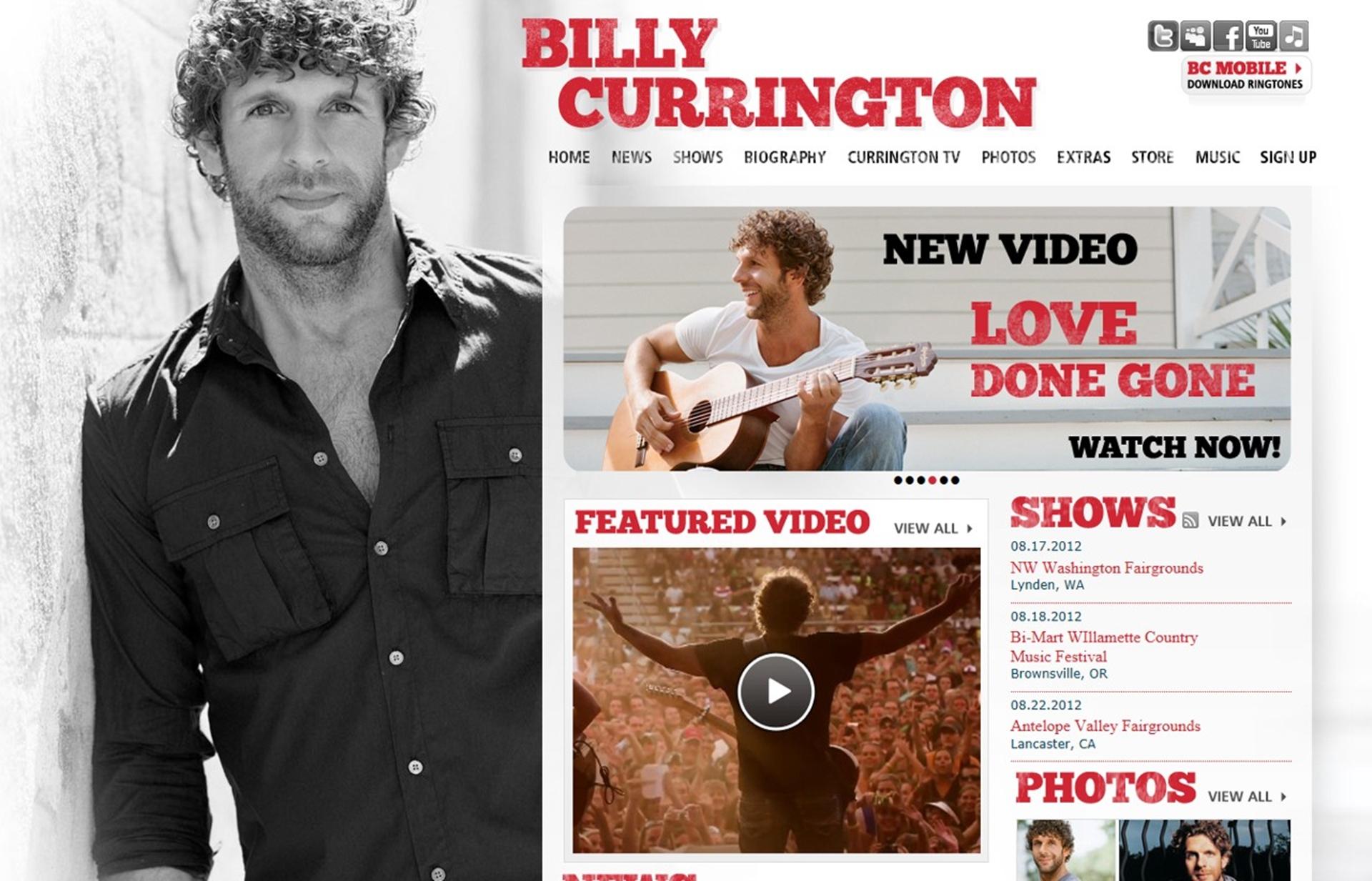 Road to the Ram Jam Announces Billy Currington as the Final Artist in the All-Star Country Music Series