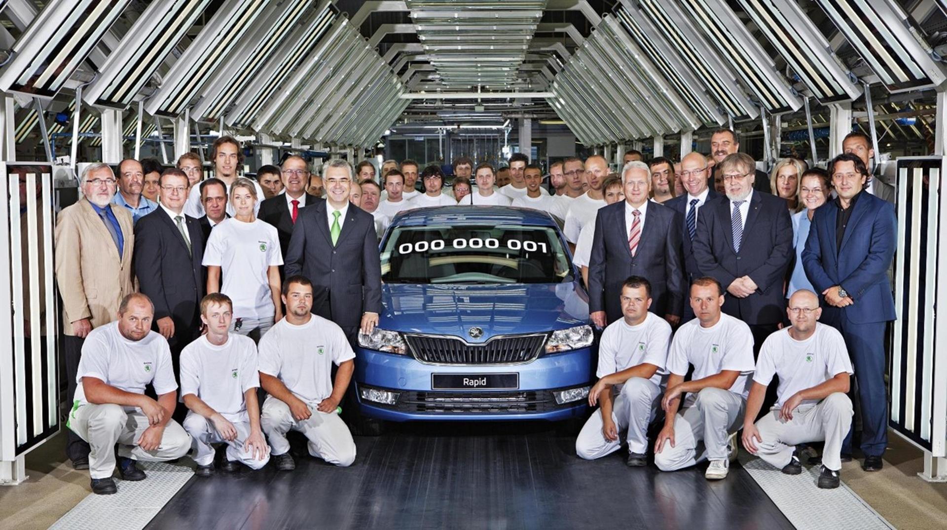 SERIES PRODUCTION OF THE ŠKODA RAPID BEGINS
