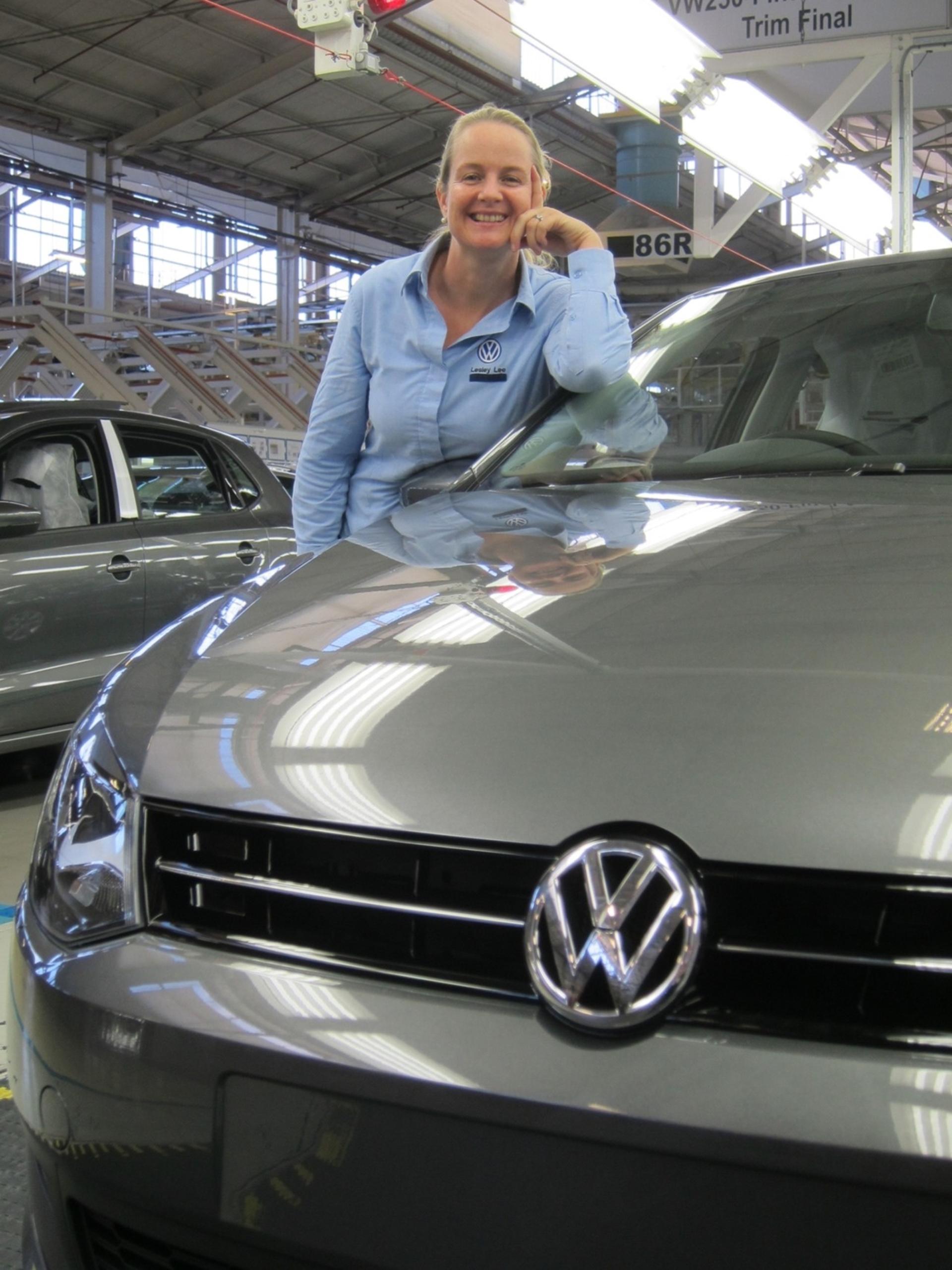 Volkswagen South Africa Lesley Lee takes Gold