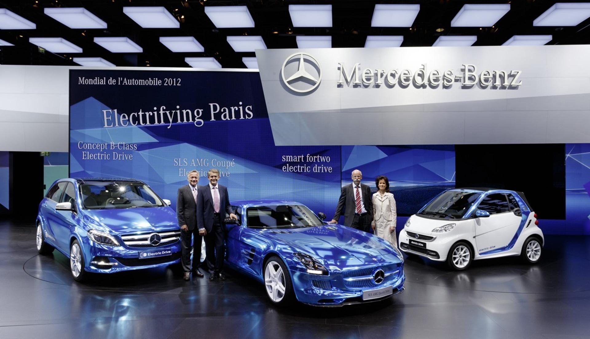 Mercedes-Benz and Smart Cars at the Paris Motor Show