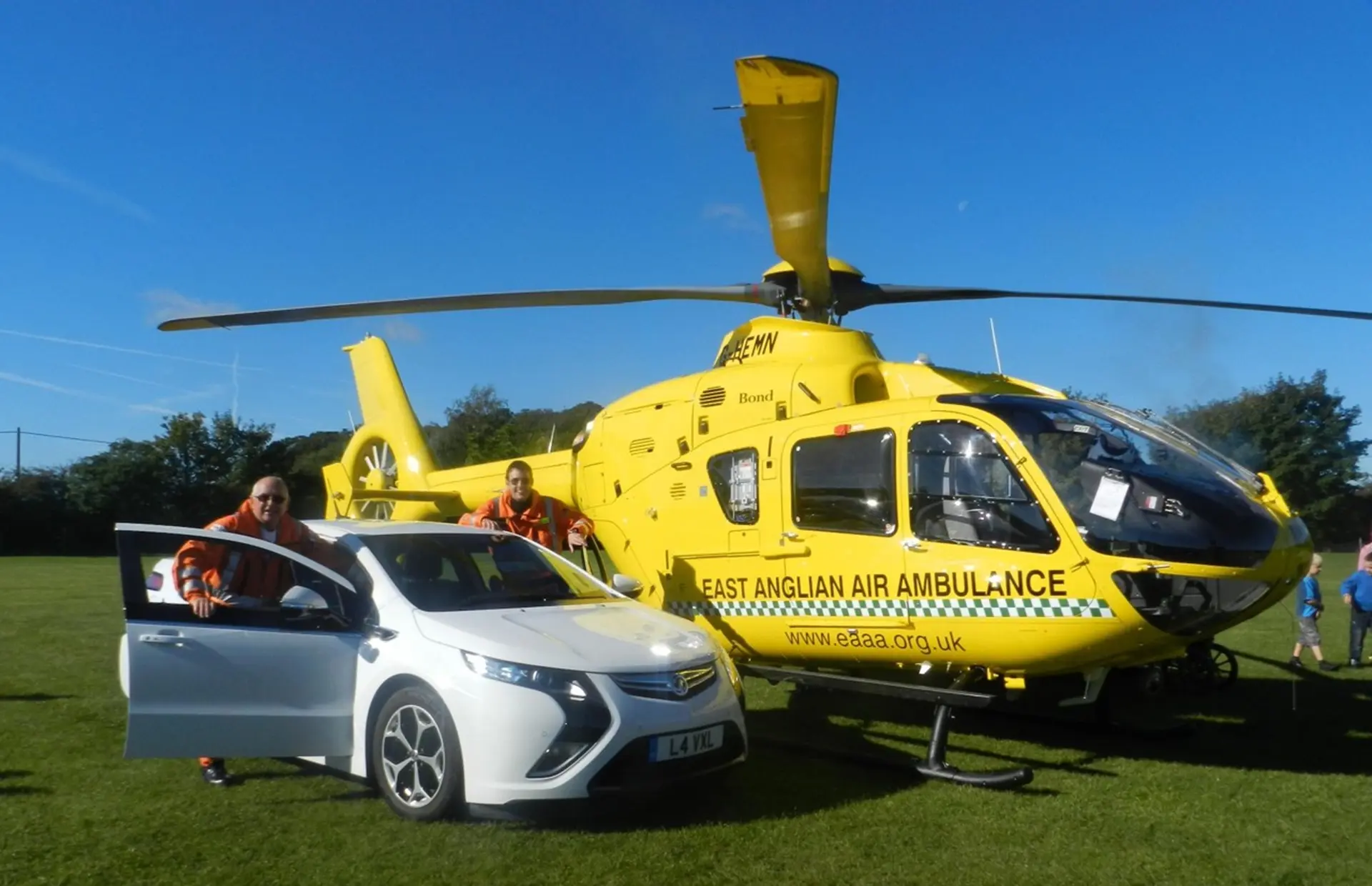 Api Amb 2 TWO HIGH FLYERS FUND RAISE FOR EAST ANGLIAN AIR AMBULANCE