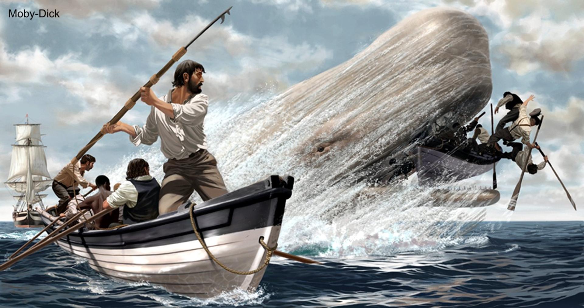 Herman Melville – Moby-Dick Google Doodle