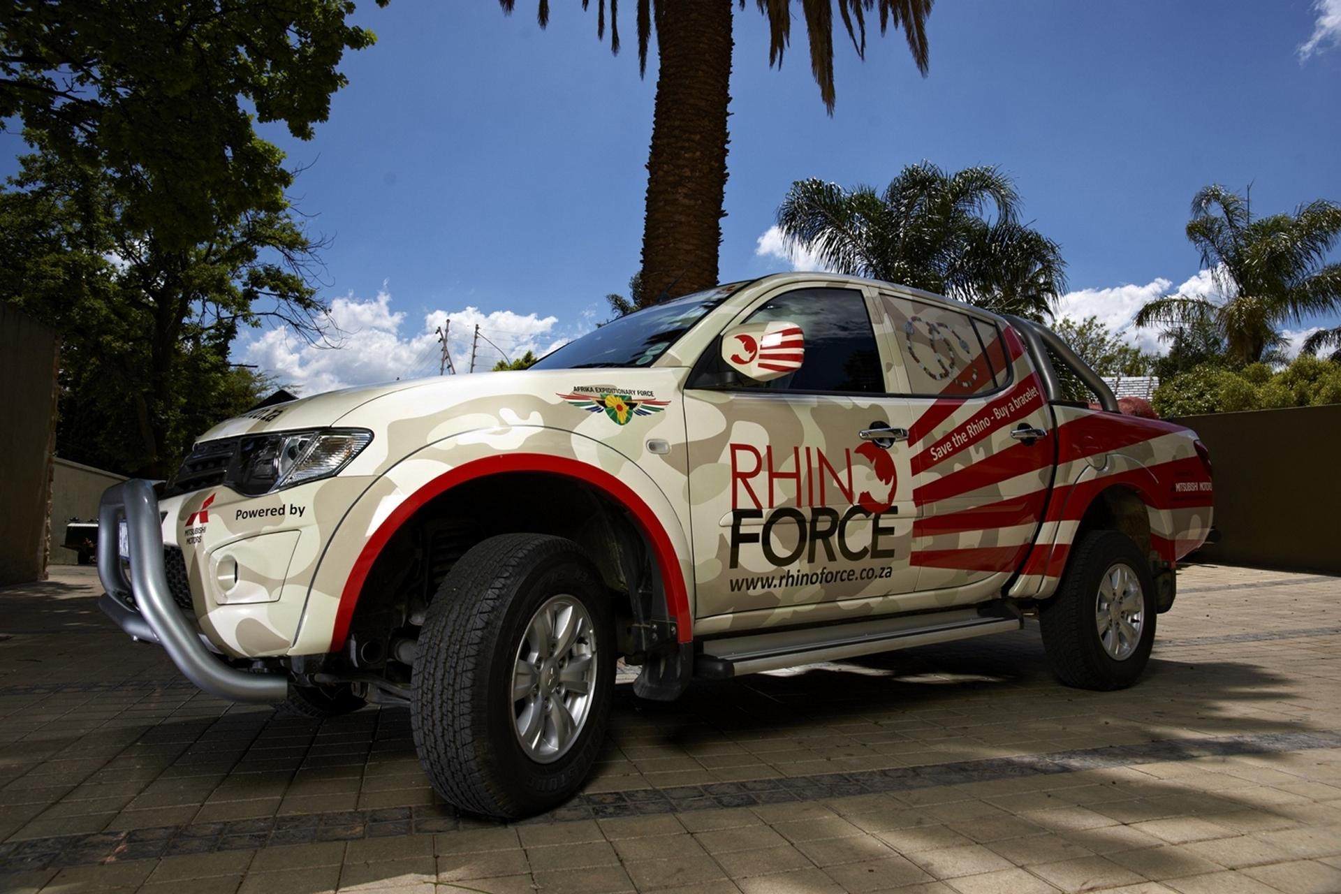 MITSUBISHI JOINS RHINO FORCE IN FIGHT AGAINST POACHERS