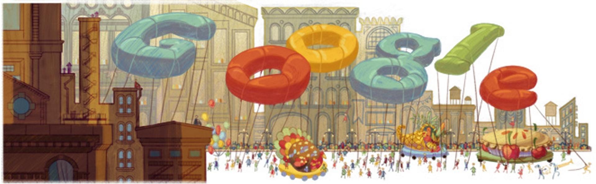 Thanksgiving Day Google Doodle