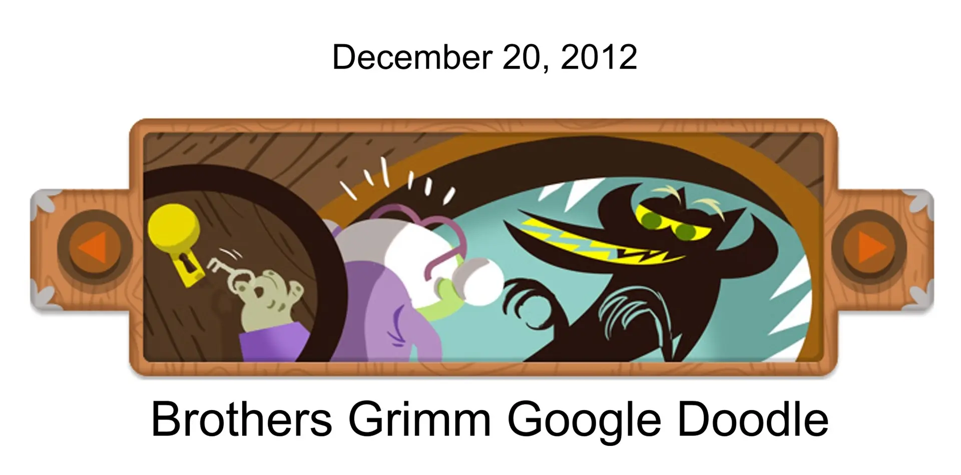Brothers Grimm Google Doodle