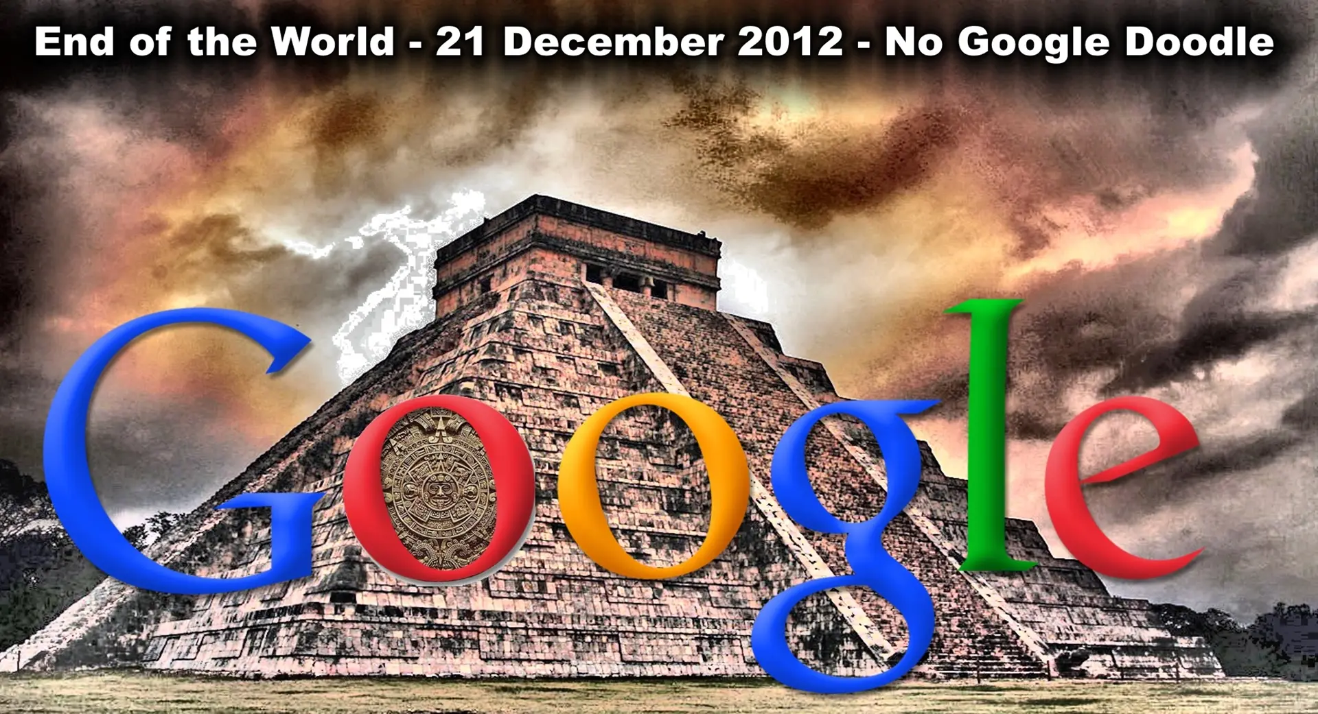 end of the world Google Doodle