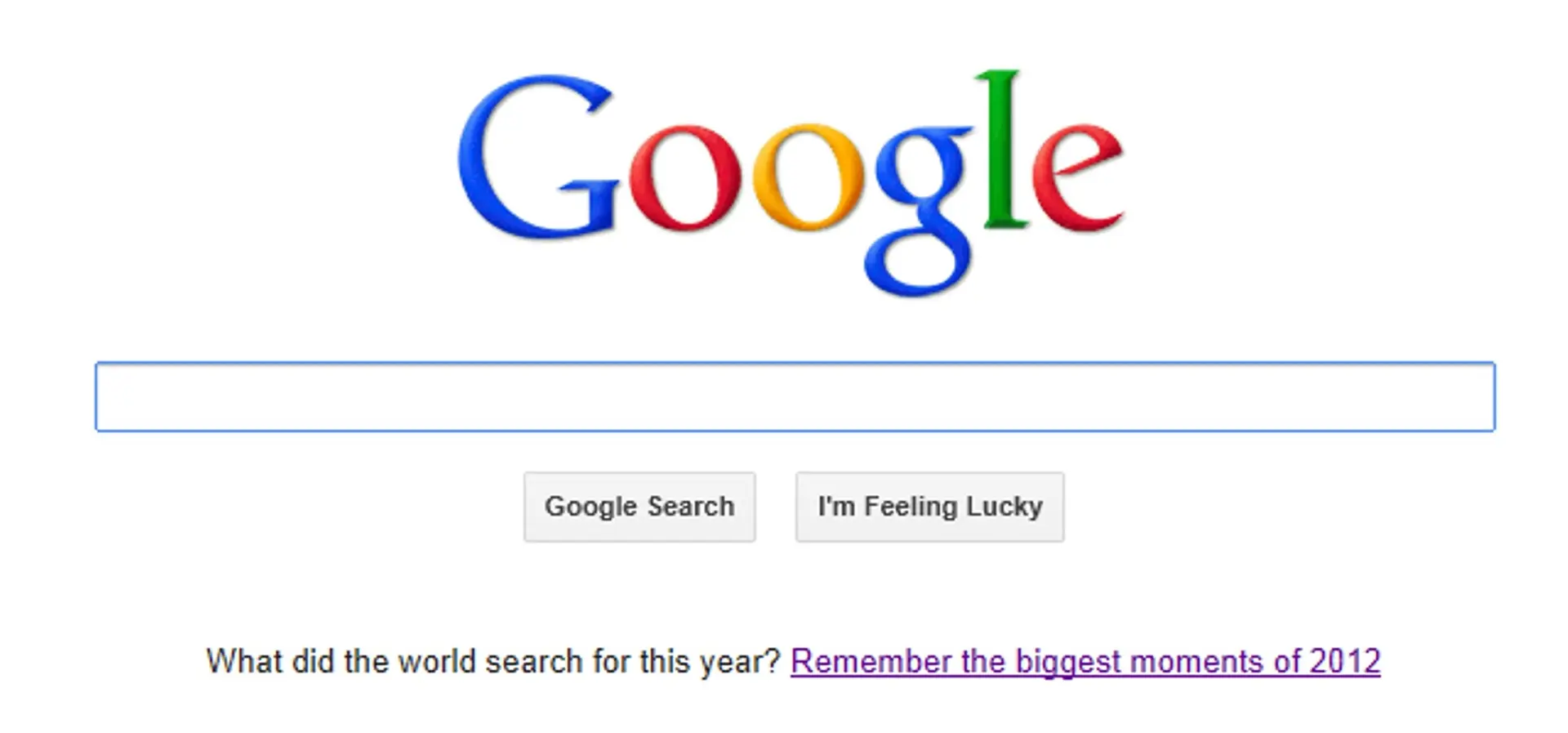 Google Biggest Moments 2012