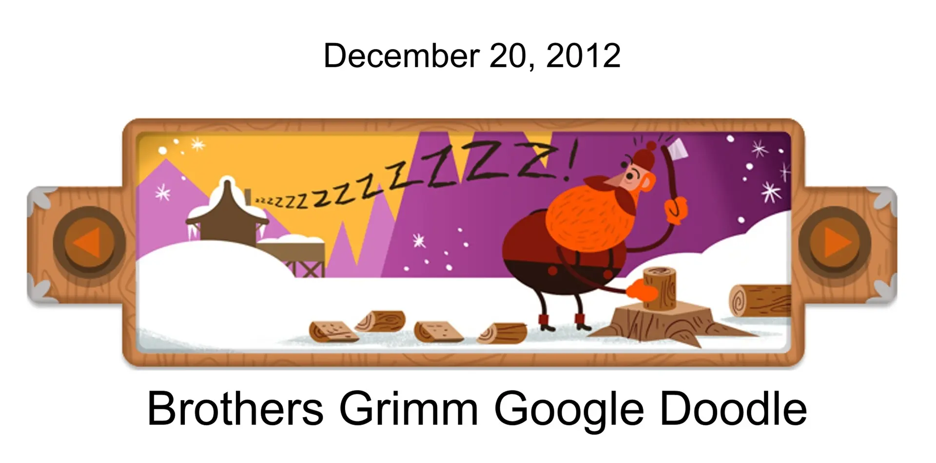 Red Riding Hood Google Doodle