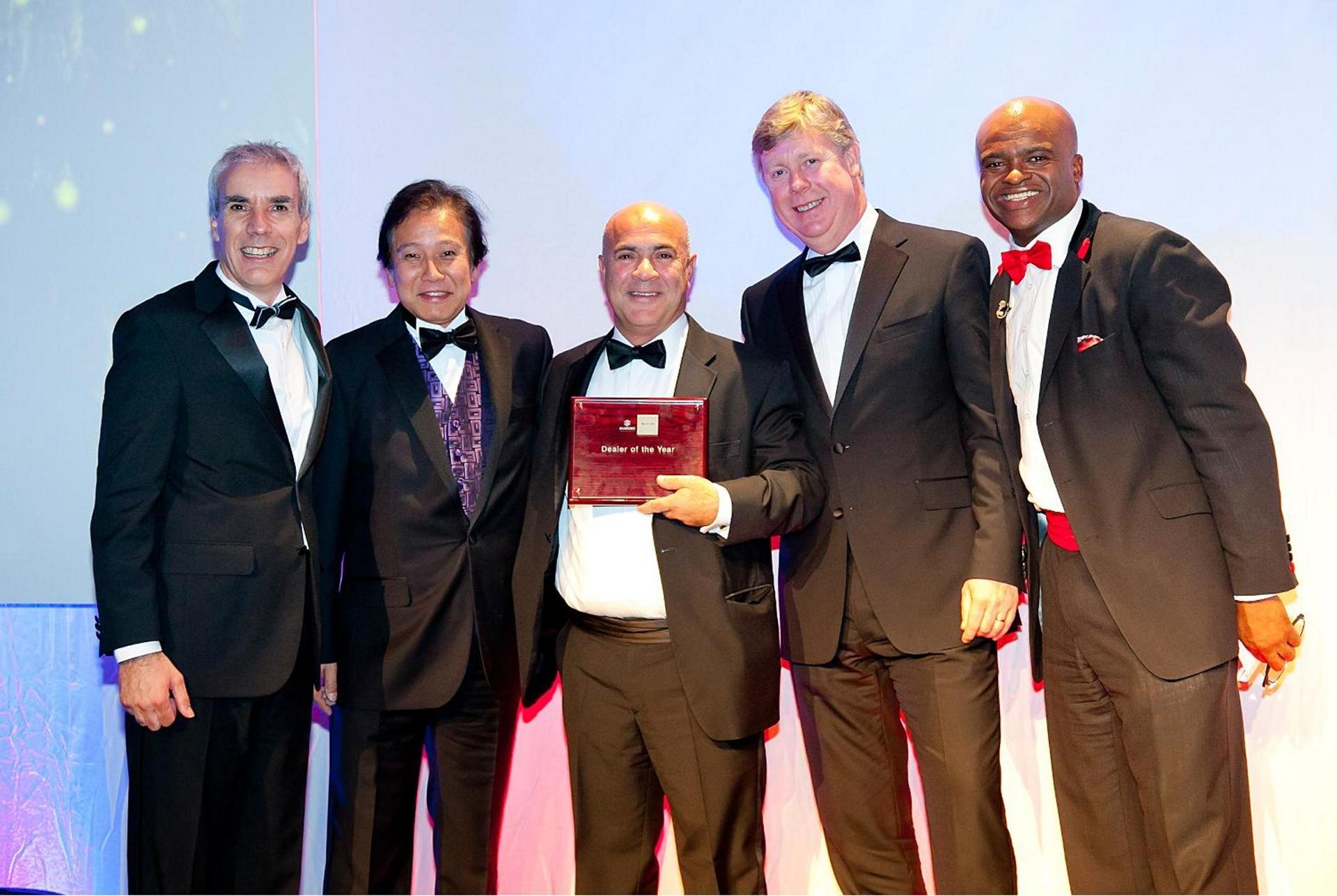 SUZUKI ANNOUNCES THE SUZUKI DEALER AWARD WINNERS 2012