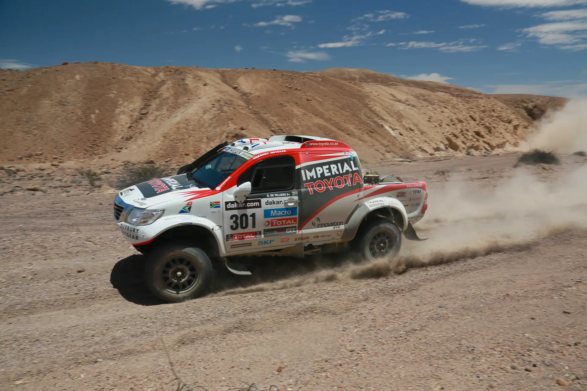 Dakar Rally – Giniel de Villiers on track to win the Dakar 2013