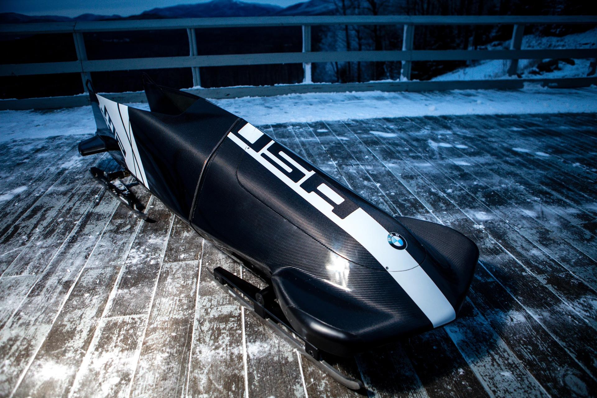 BMW BOBSLED In World Cup in Austria