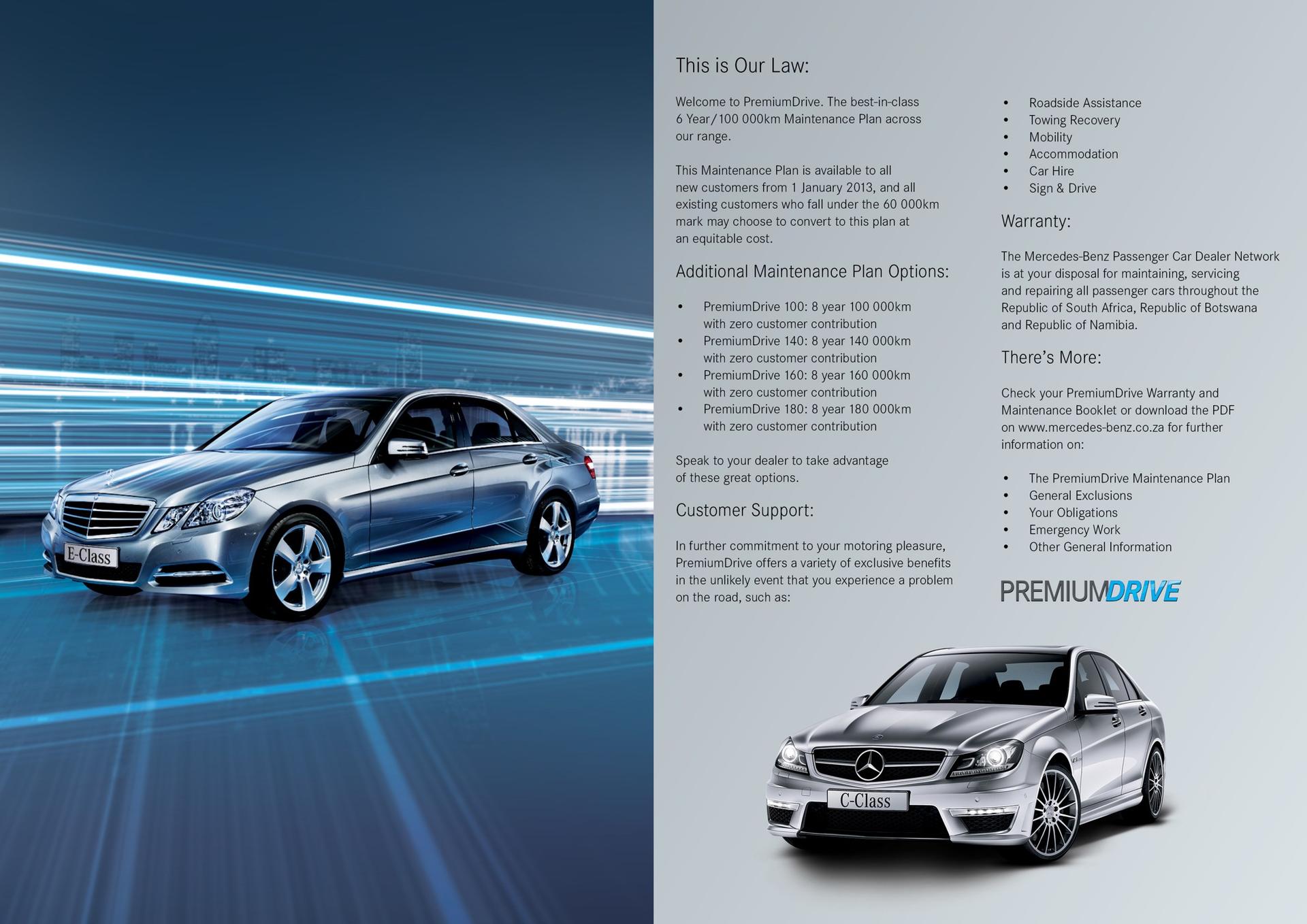 Mercedes-Benz South Africa – PremiumDrive offers further peace of mind