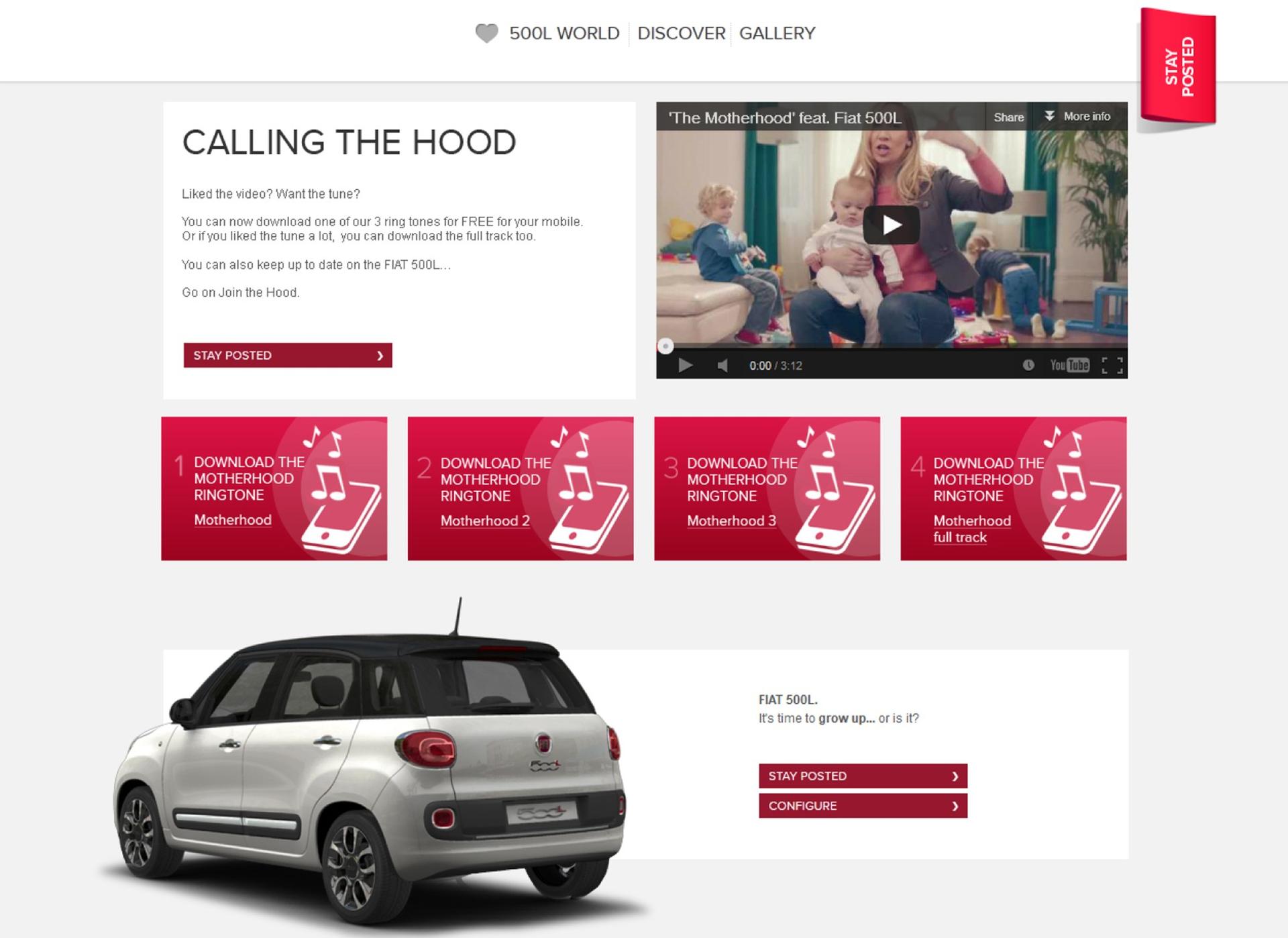 FIAT ANSWERS CALLS FOR MOTHERHOOD RINGTONE