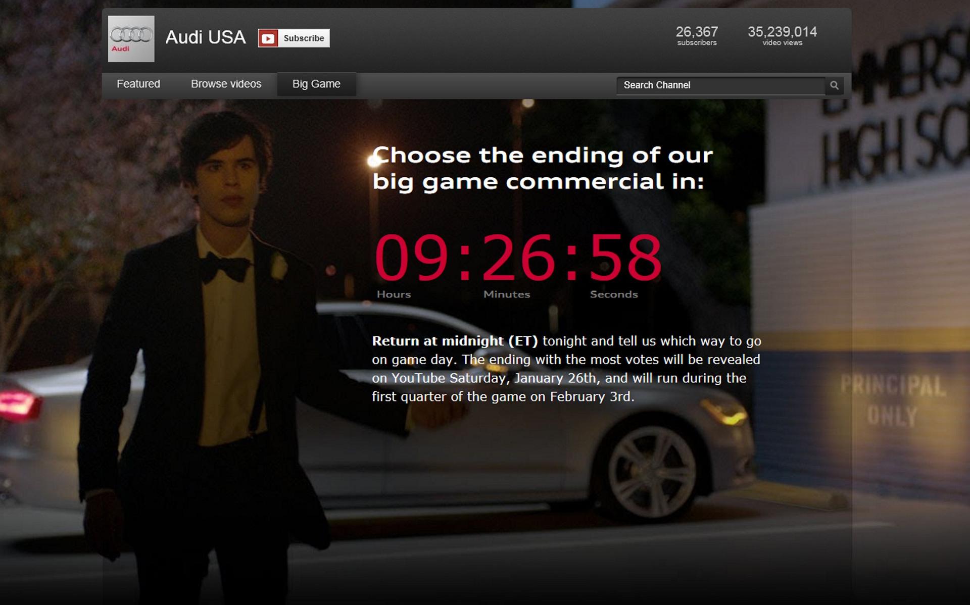 Super Bowl 2013 Ads – Audi