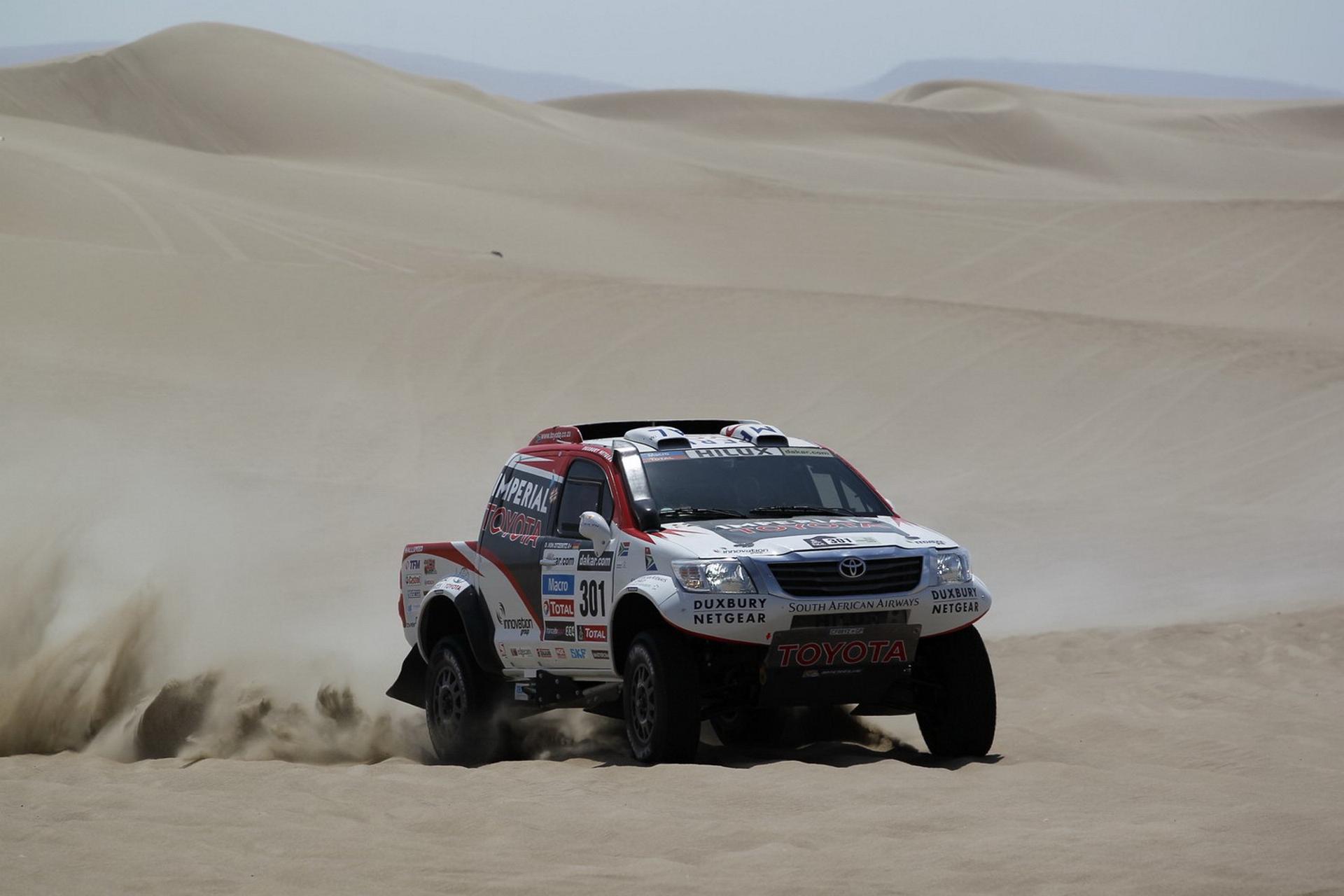 Dakar Rally 2013 – Toyota Hilux on Track to win the Dakar 2013