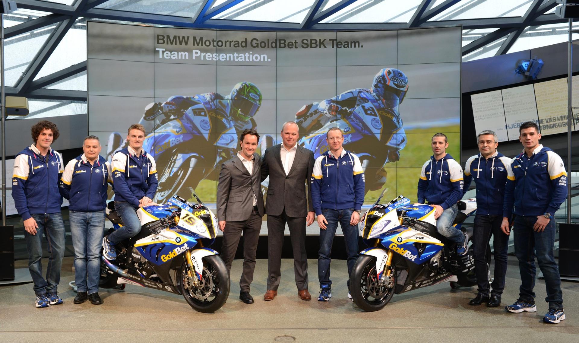 BMW Motorrad GoldBet SBK Team launched in Munich.