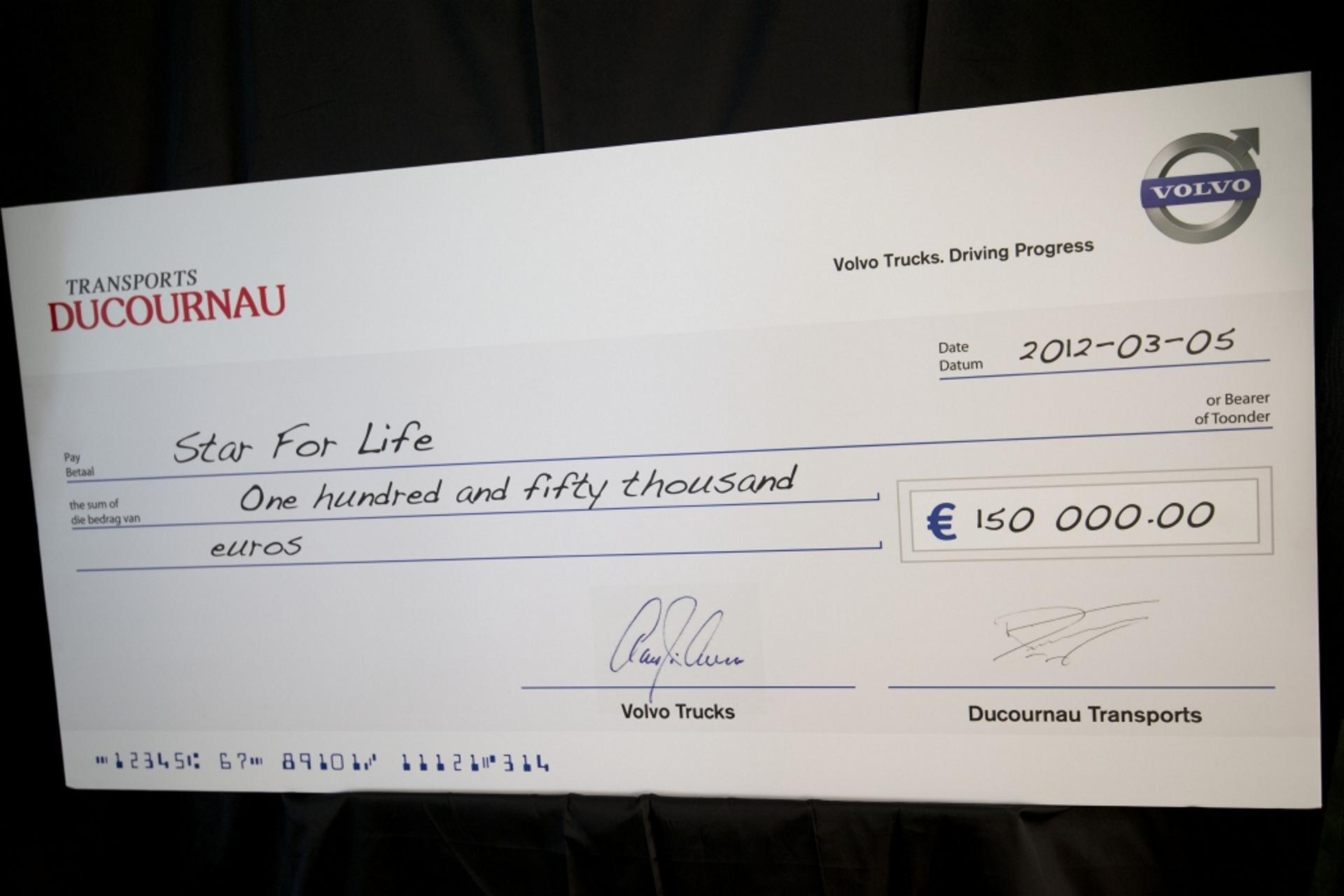 Johannesburg school receives record donation after Volvo Trucks eBay auction