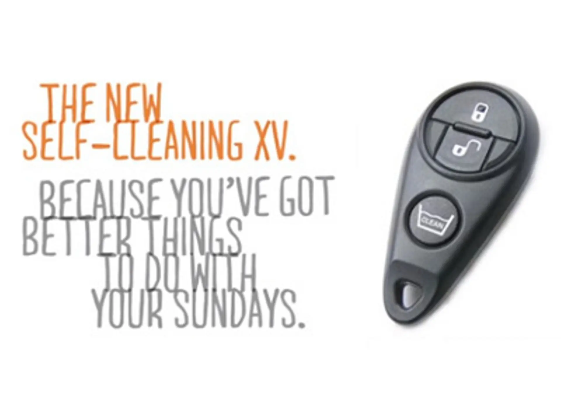 subaru self cleaning car