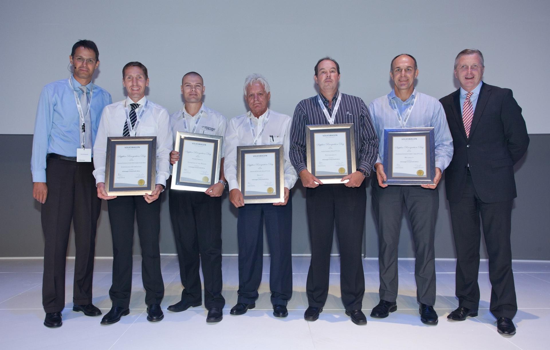 Volkswagen South Africa best suppliers recognised
