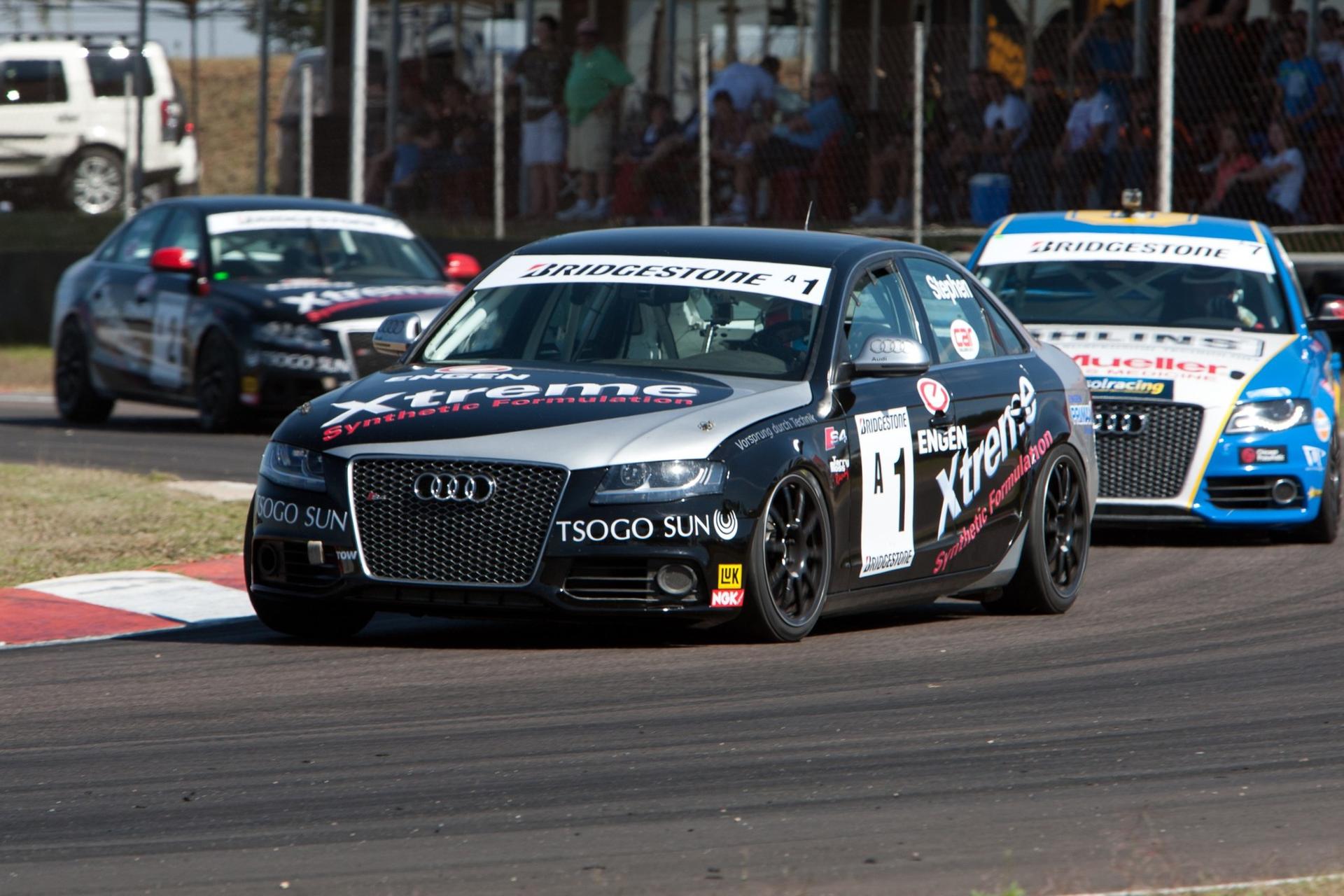 Audi S4 quattros deliver fast-paced racing action