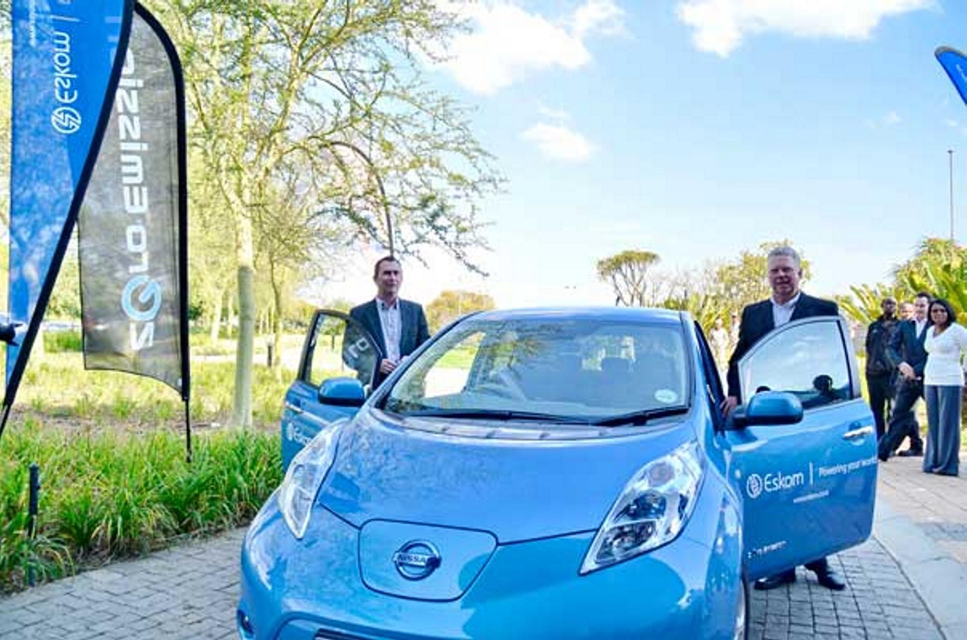 ESKOM GETS NISSAN LEAF