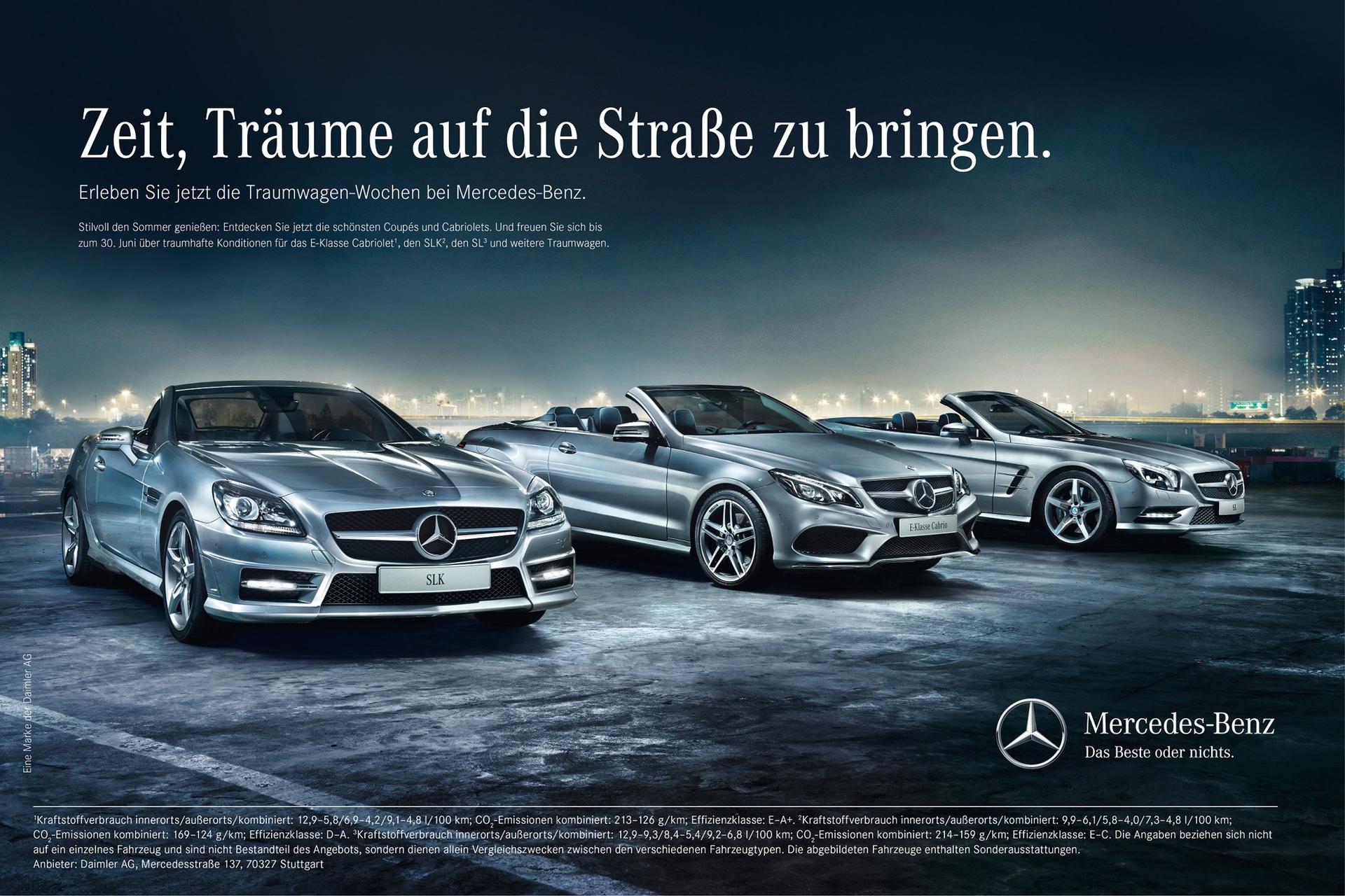Mercedes-Benz launches campaign for its dream cars