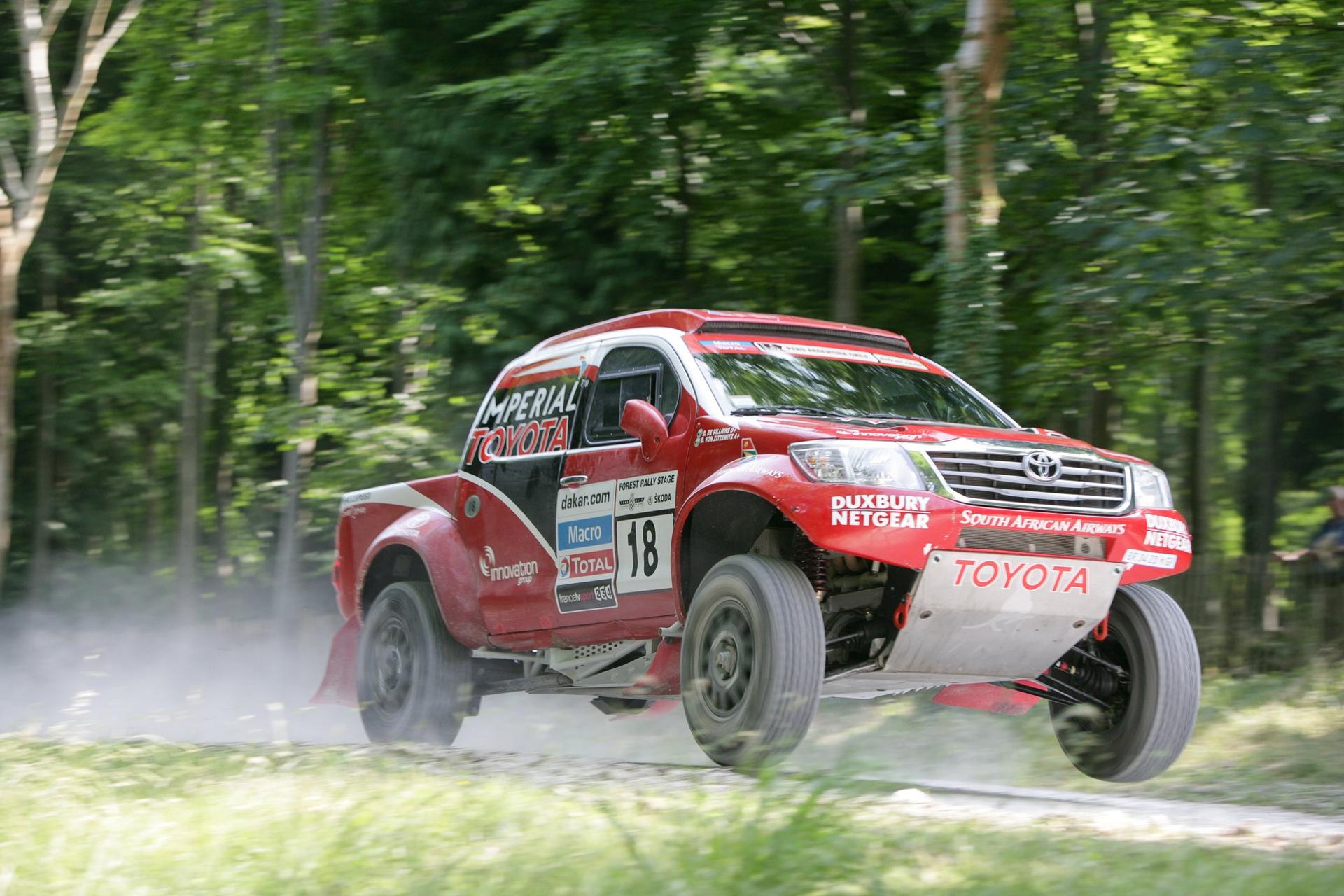 GINIEL DE VILLIERS DAKAR 2013 HONOURED AT GOODWOOD FESTIVAL OF SPEED