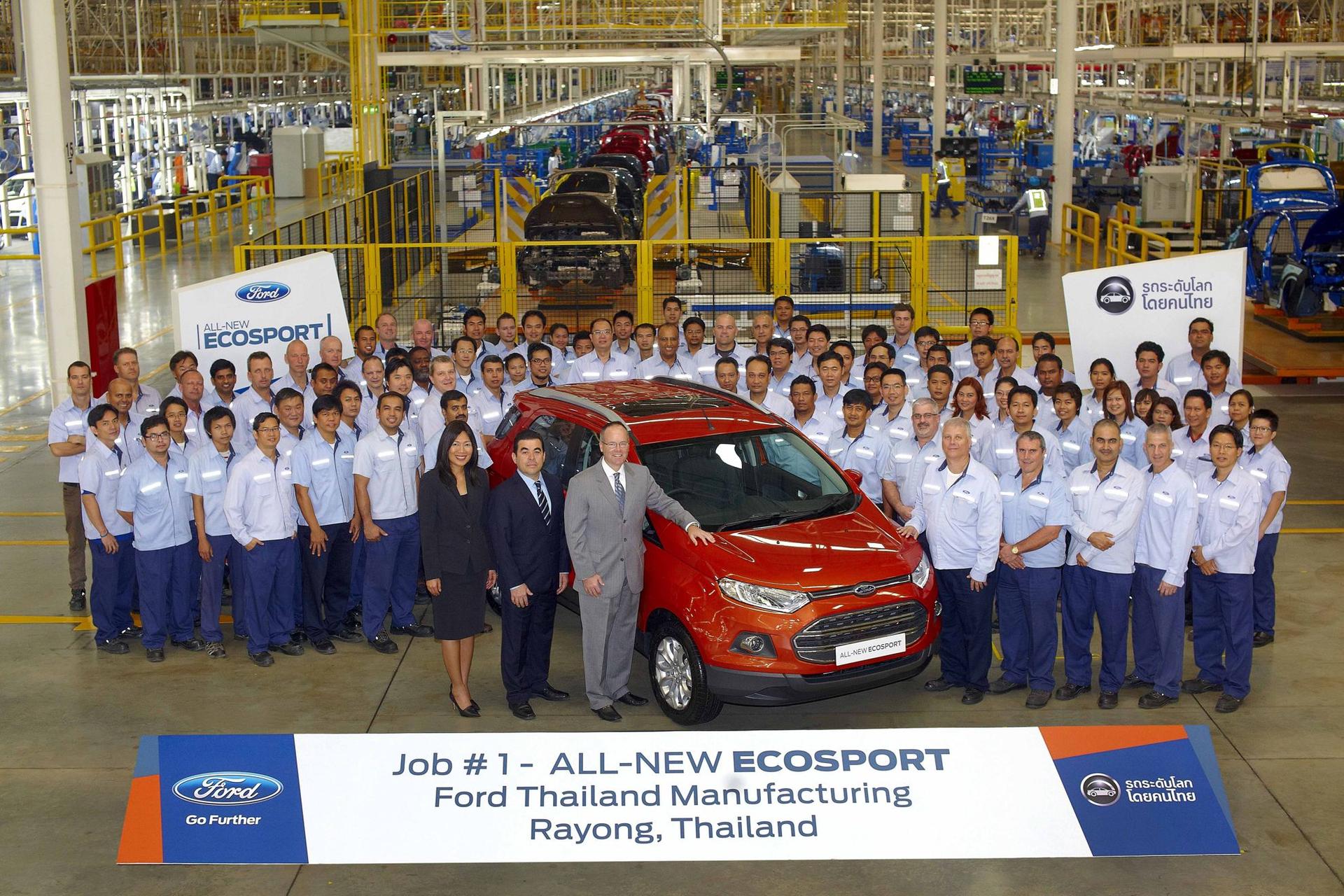 Ford Ecosport Production start in Thailand