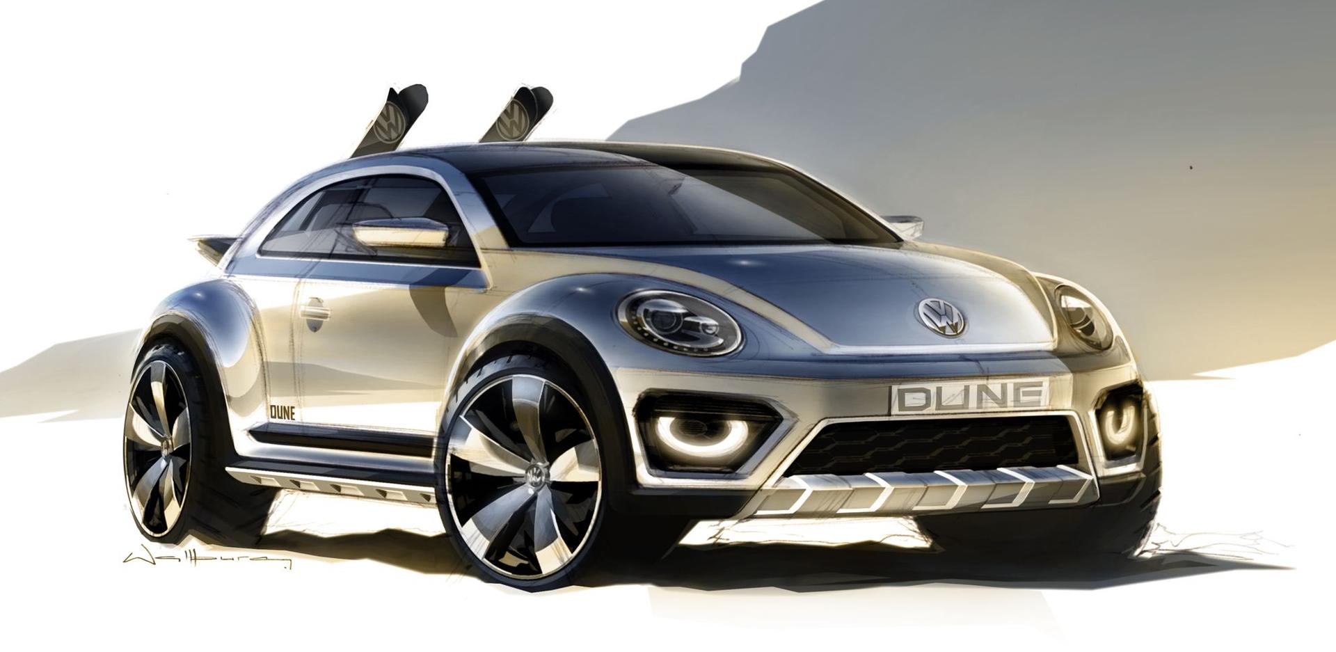 VOLKSWAGEN BEETLE DUNE CONCEPT BRINGS SUNSHINE TO DETROIT AUTO SHOW 2014