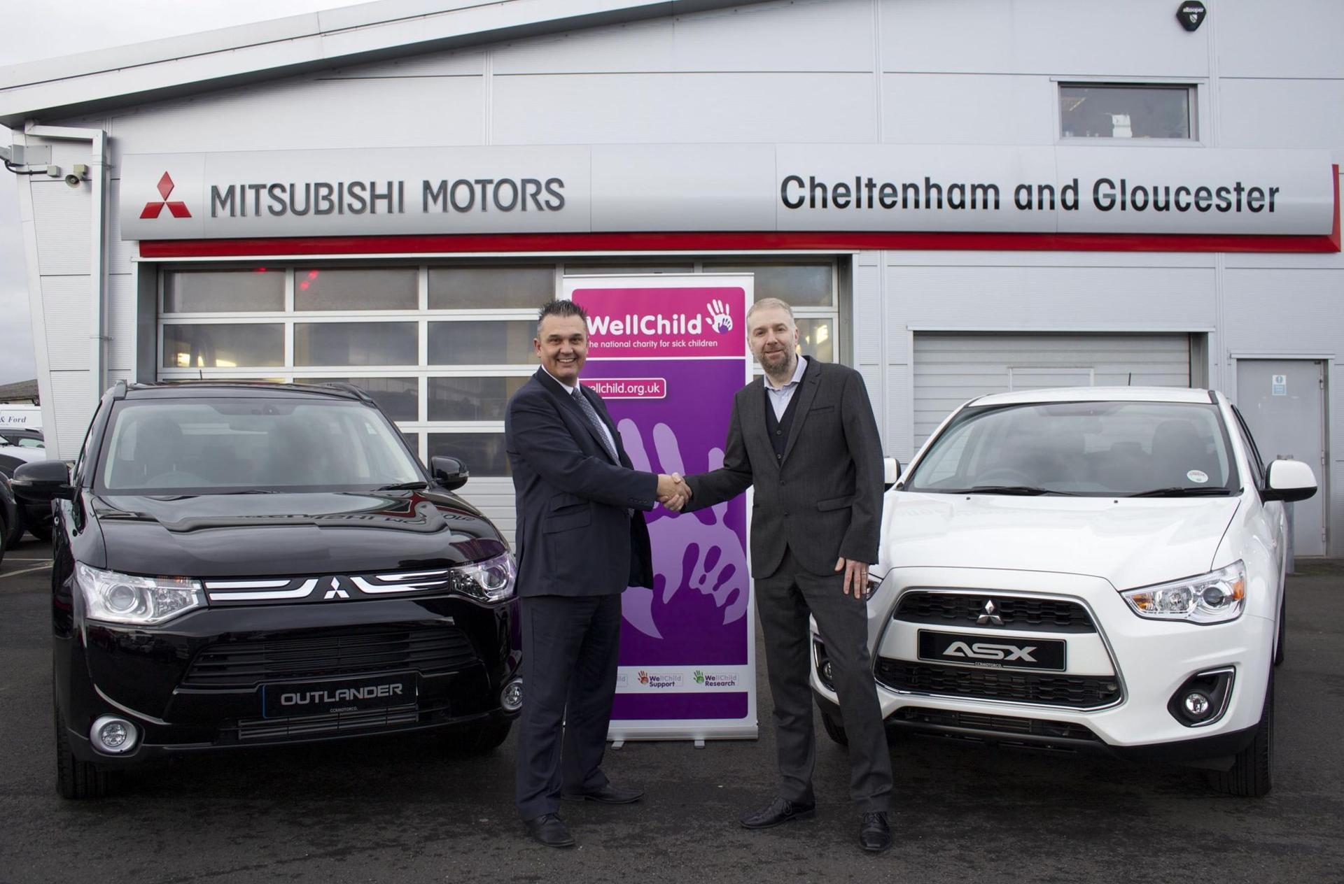 Cheltenham and Gloucester Mitsubishi Donates to Charity